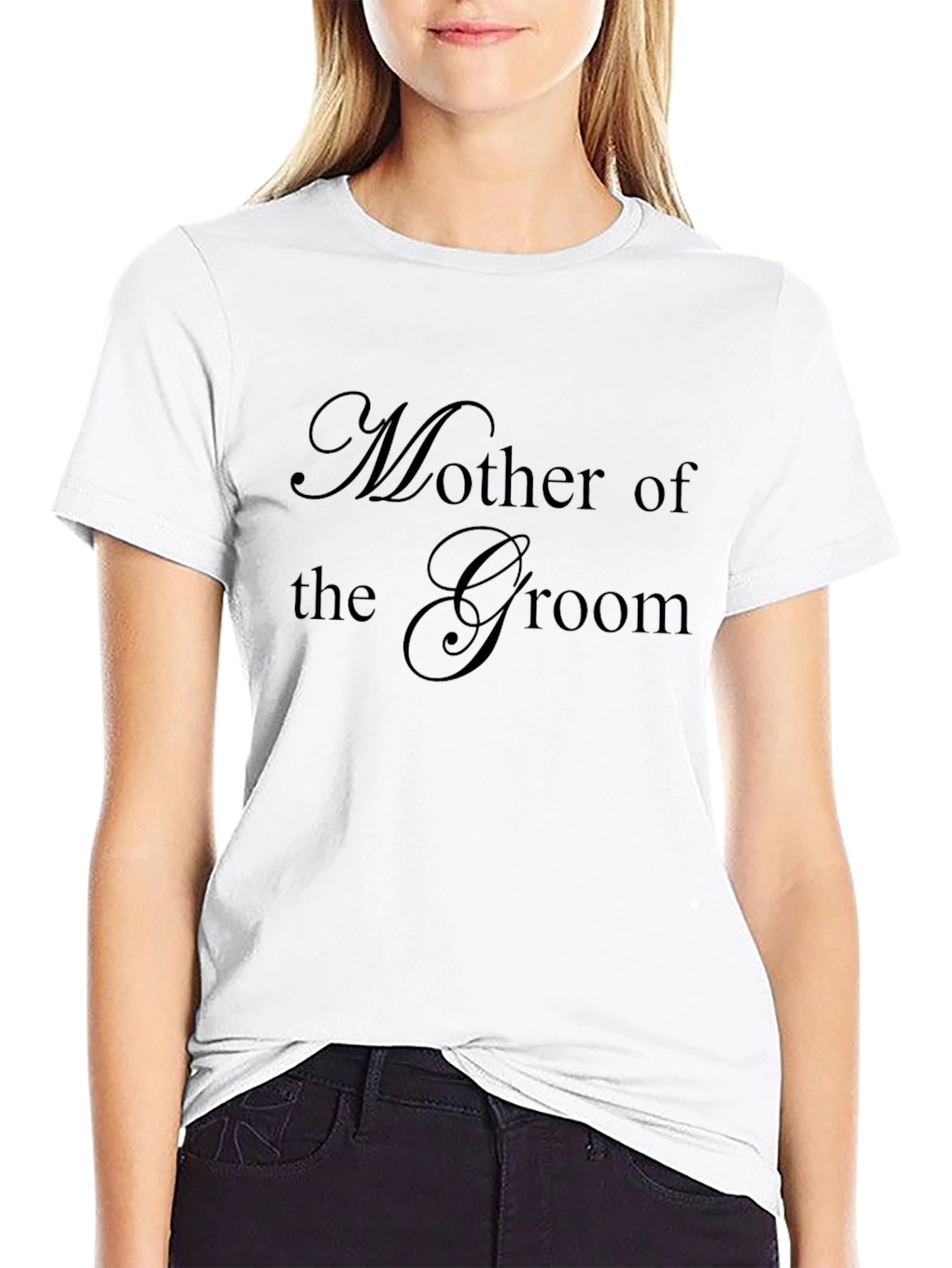 Mother of the Groom Crew Neck T-Shirt