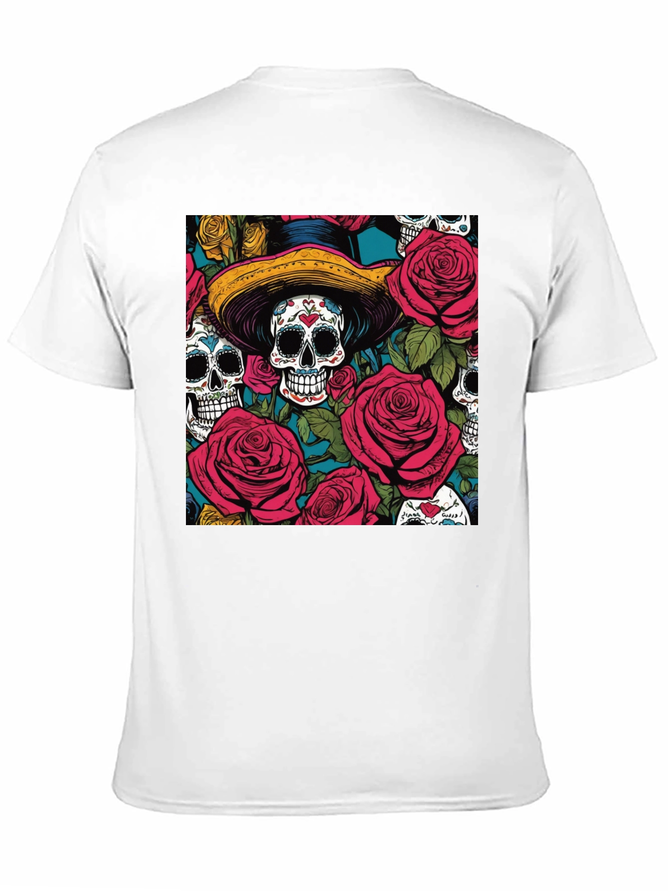 Sugar Skull & Roses Graphic Tee