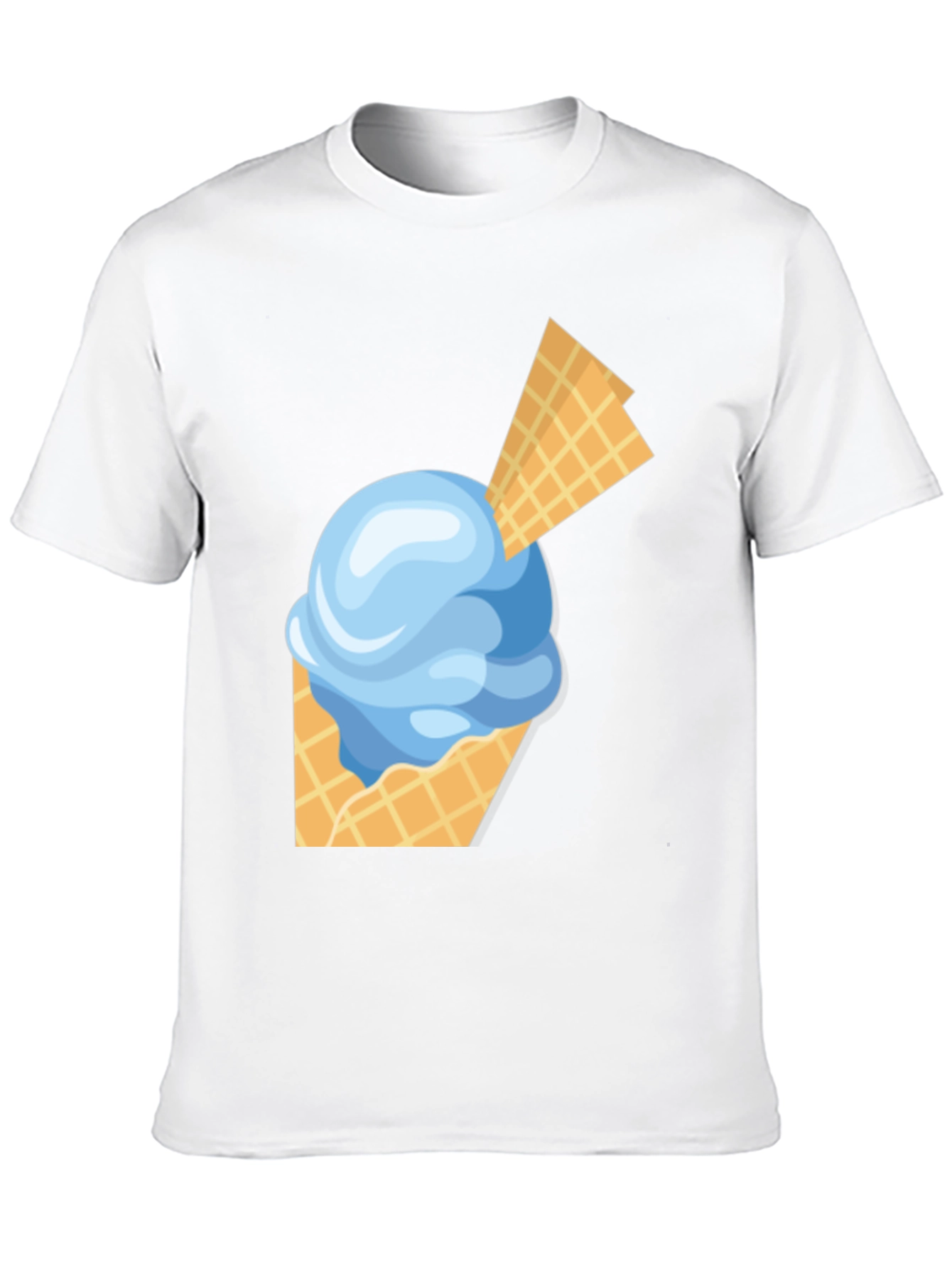 Ice Cream Cone Graphic Tee - Fun Novelty Shirt