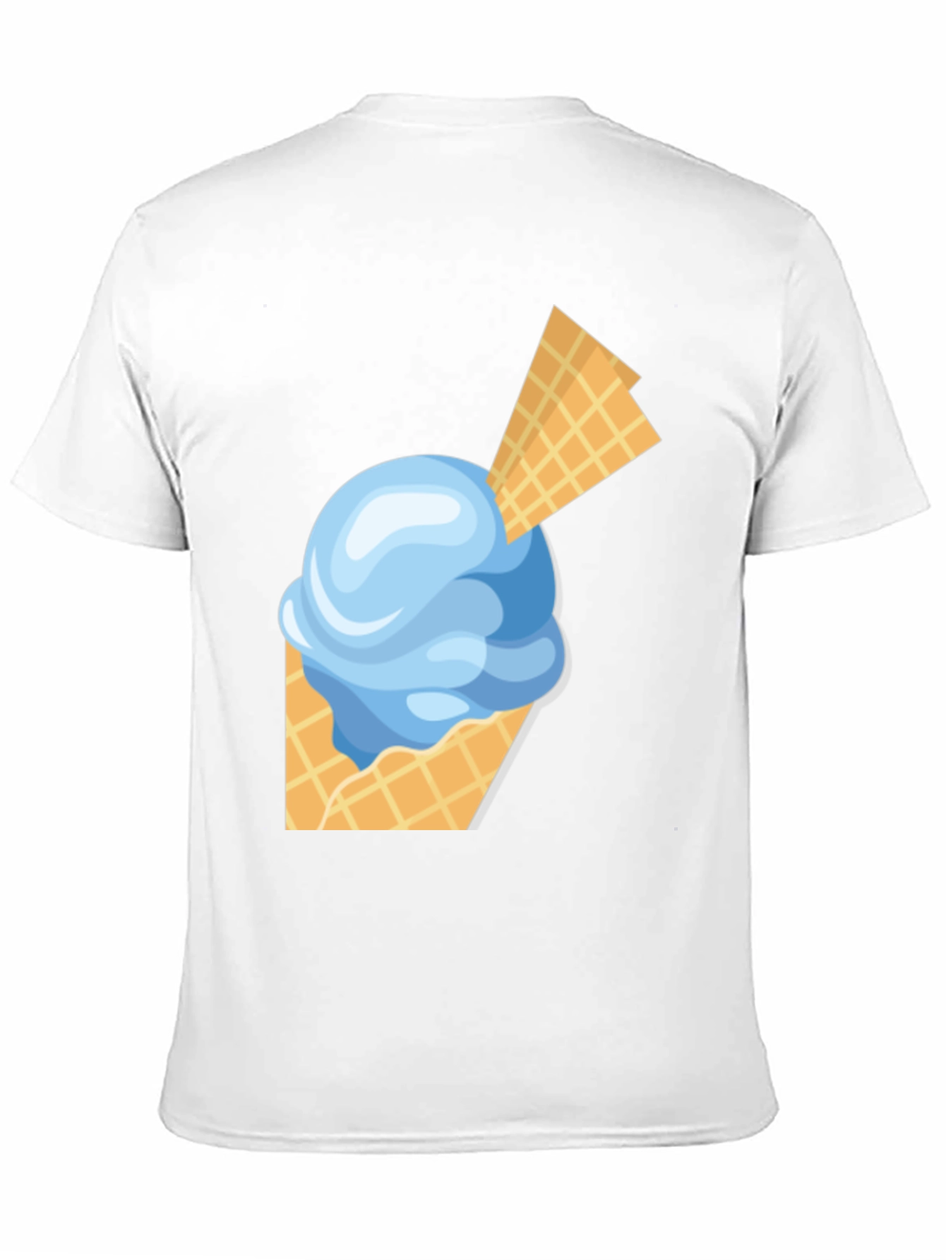 Ice Cream Cone Graphic Tee - Fun Novelty Shirt