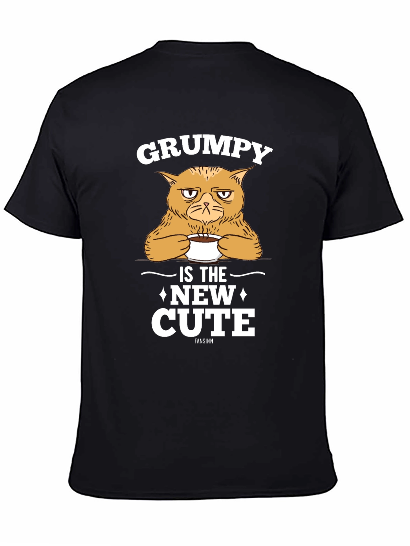 Grumpy Cat T-Shirt - New Cute Black Tee