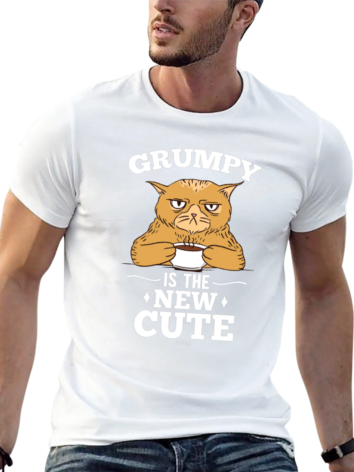 Grumpy Cat T-Shirt - New Cute Black Tee