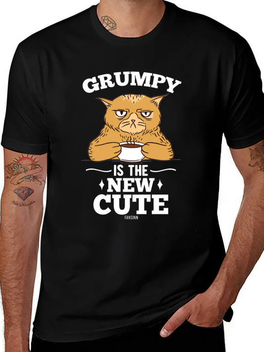 Grumpy Cat T-Shirt - New Cute Black Tee