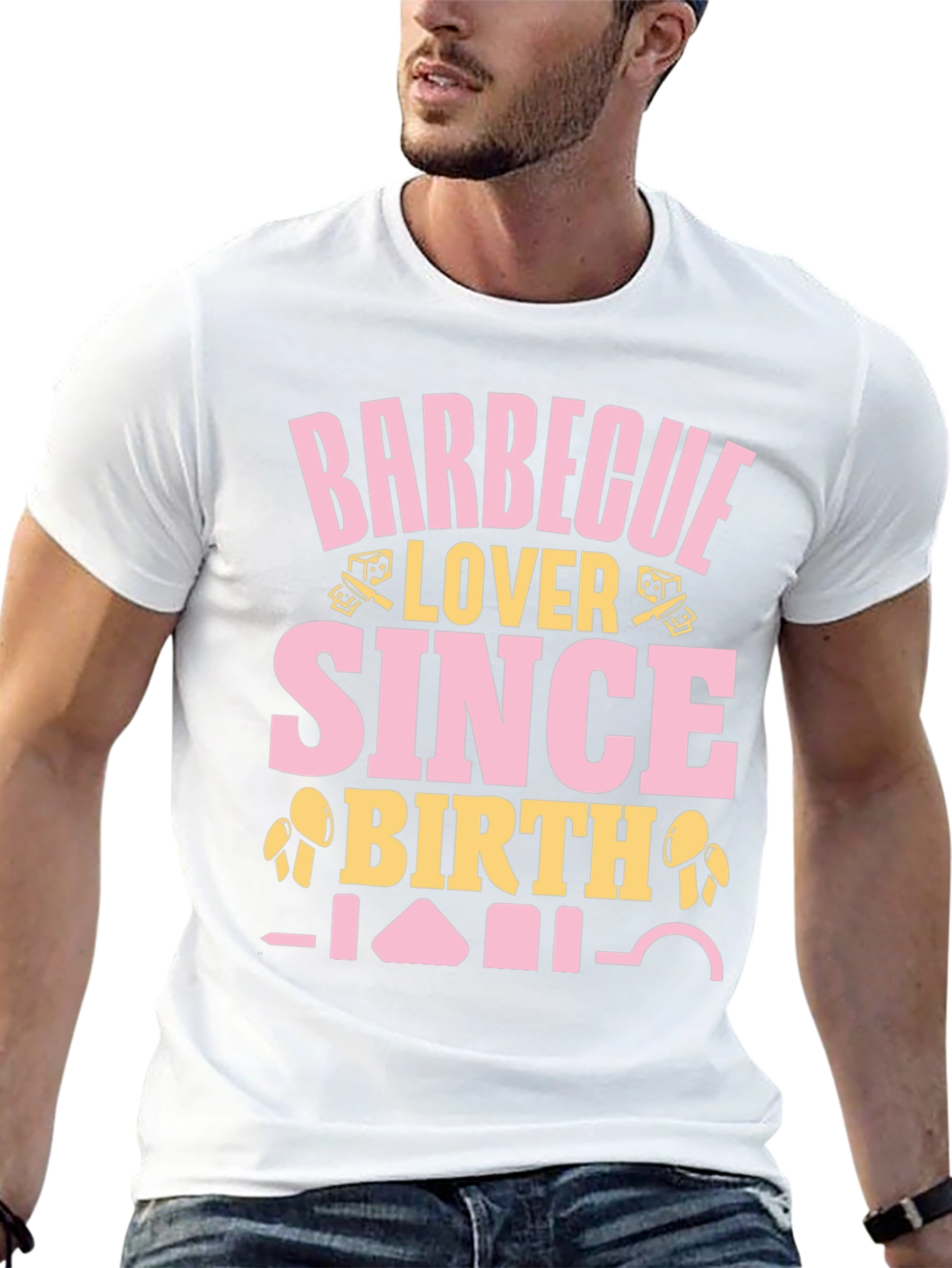 Barbecue Lover Since Birth Graphic T-Shirt