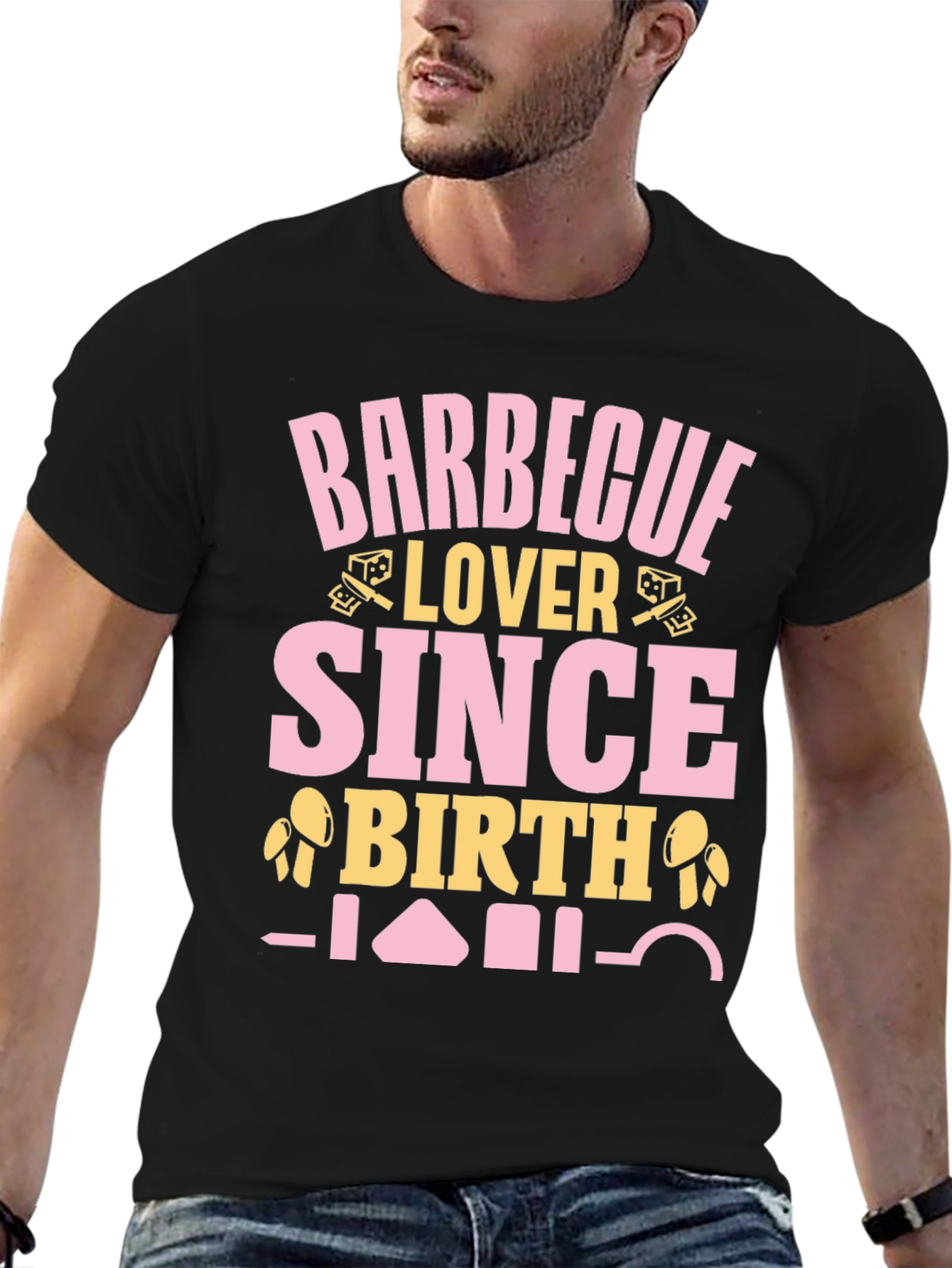 Barbecue Lover Since Birth Graphic T-Shirt