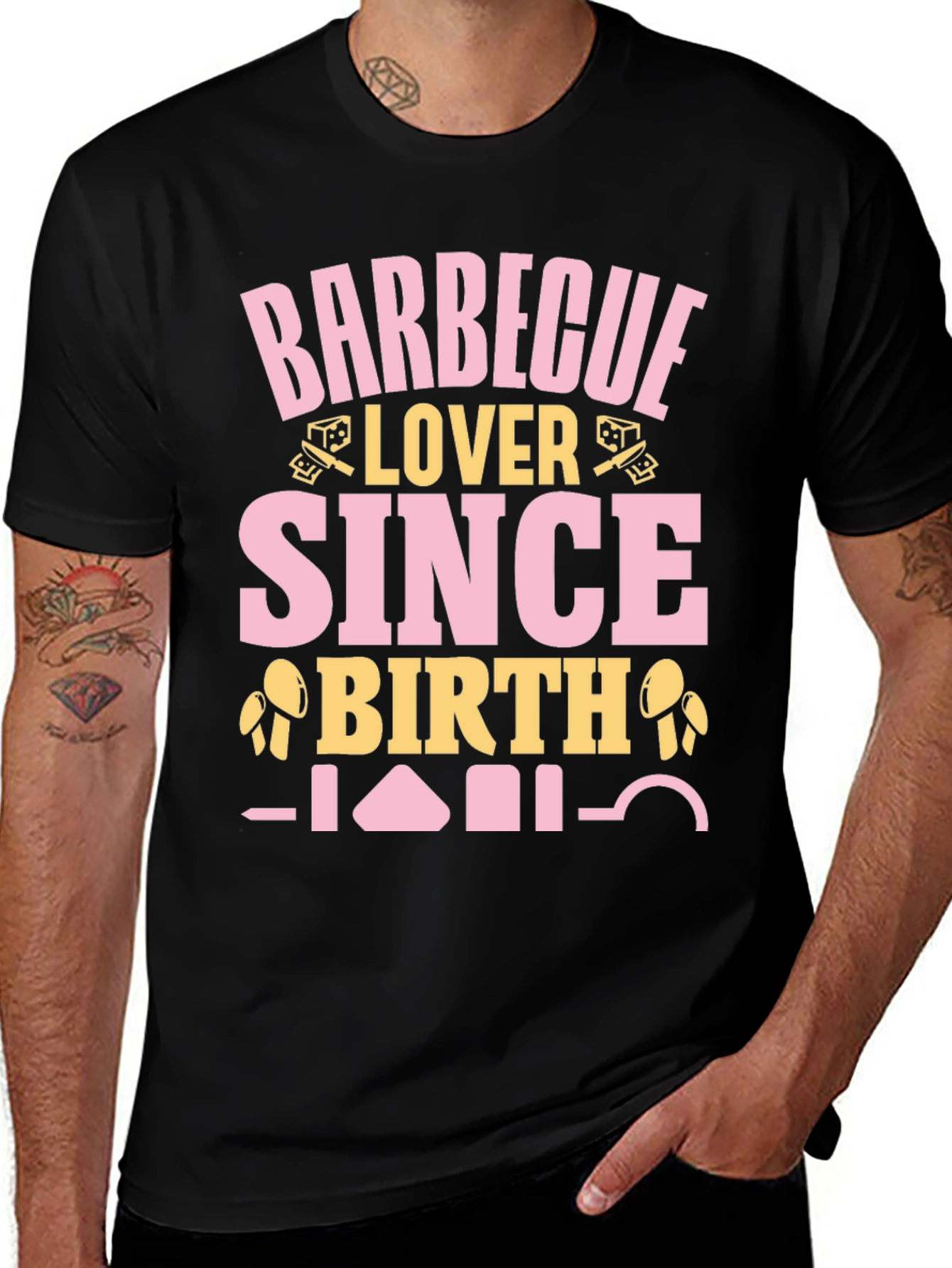 Barbecue Lover Since Birth Graphic T-Shirt