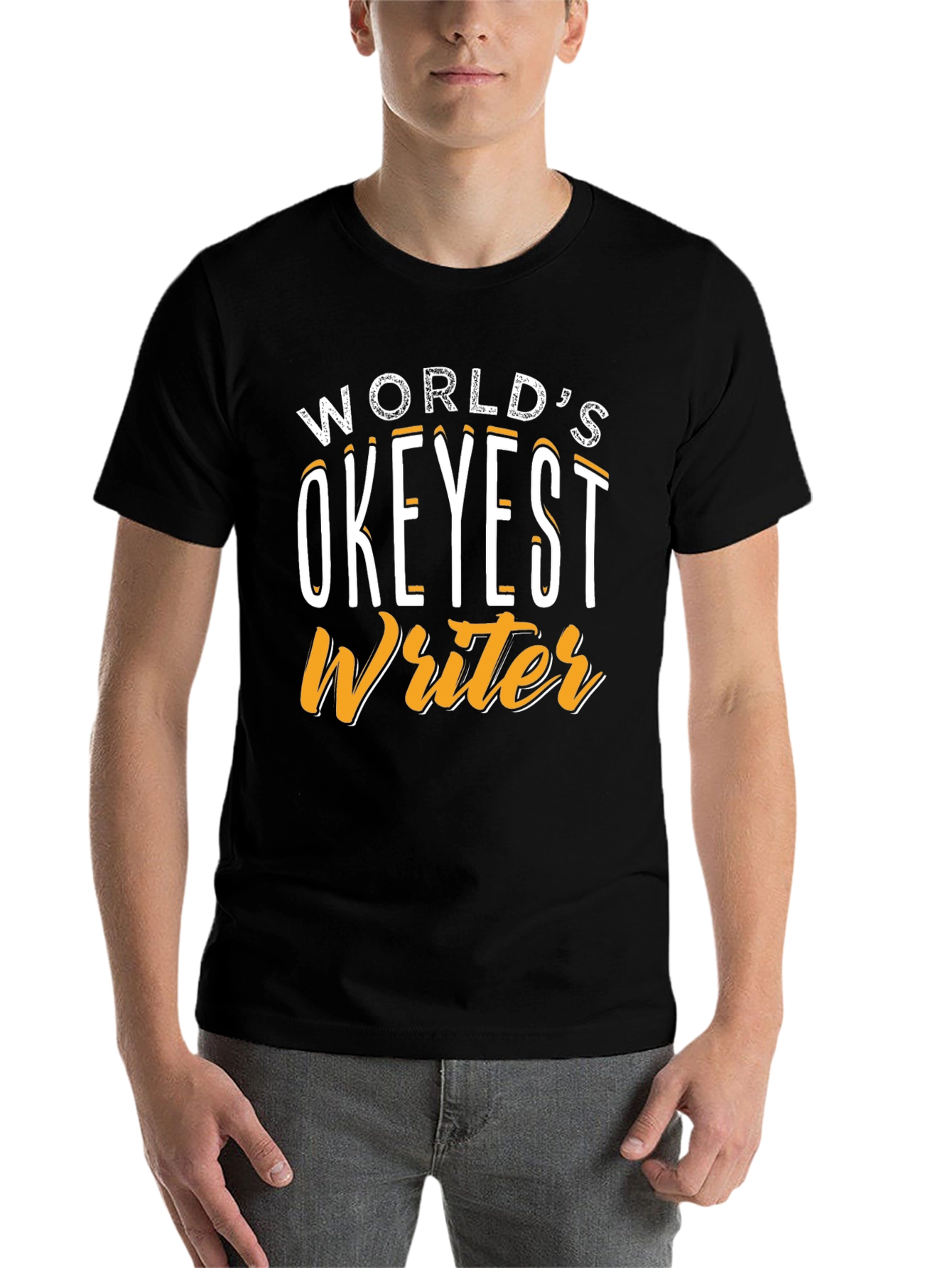 Worlds Okeyest Writer Graphic T-Shirt