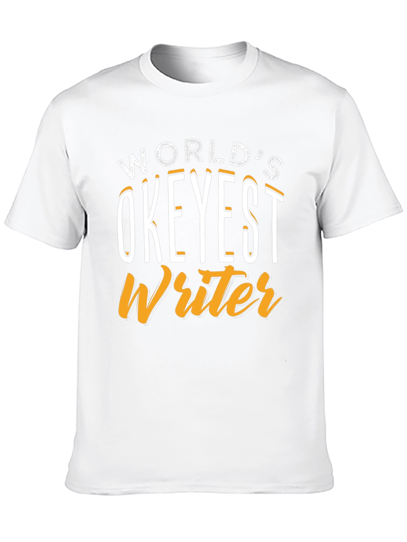Worlds Okeyest Writer Graphic T-Shirt