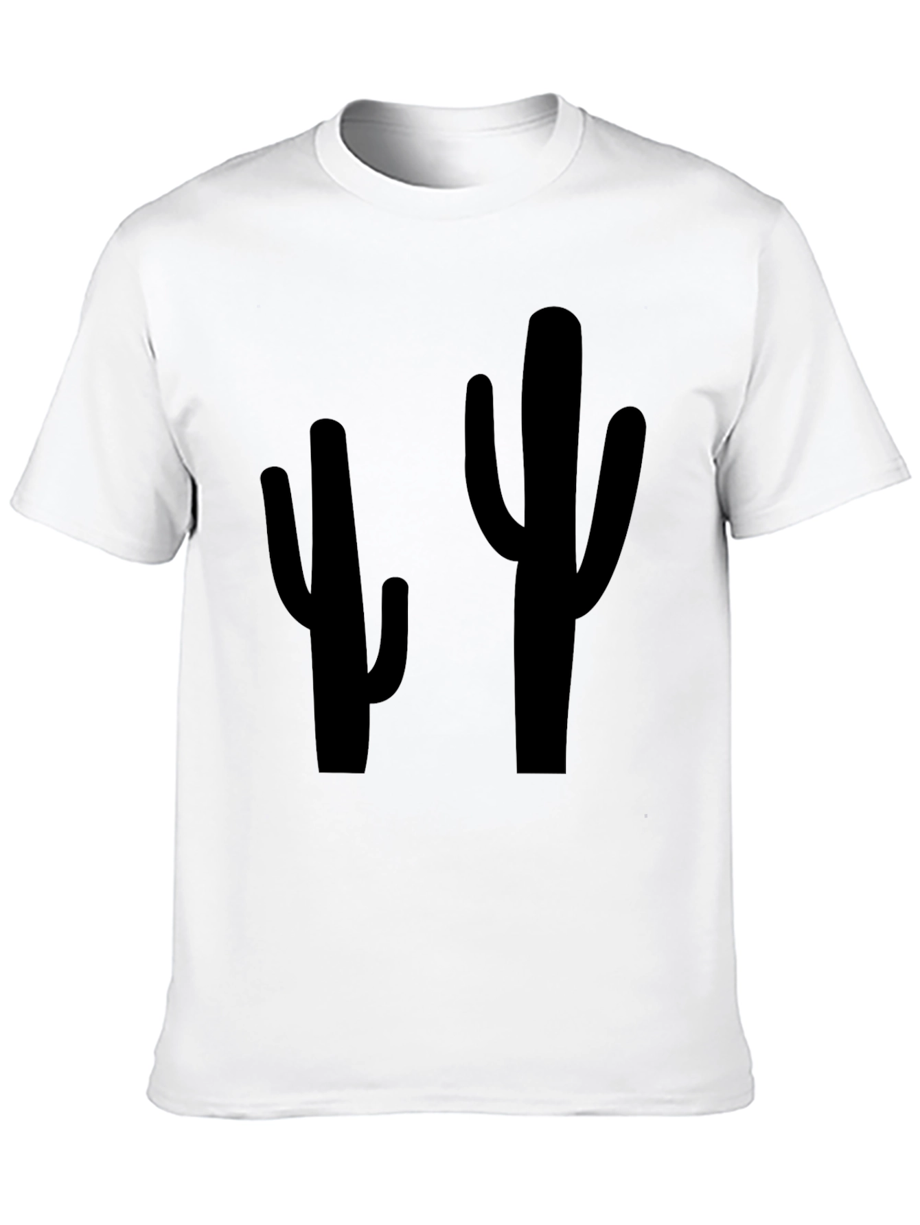 Cactus Graphic Tee - Black Casual Shirt