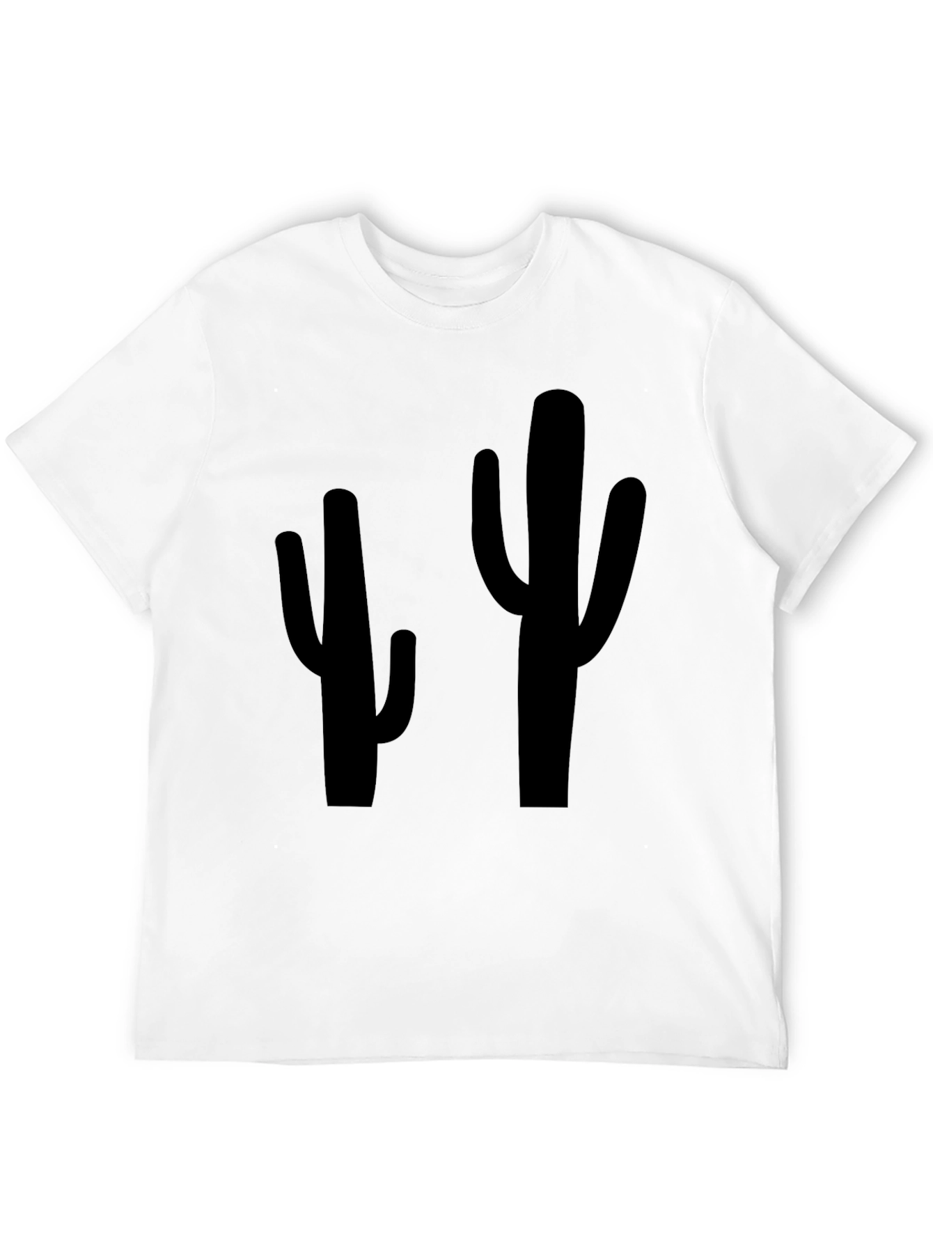 Cactus Graphic Tee - Black Casual Shirt