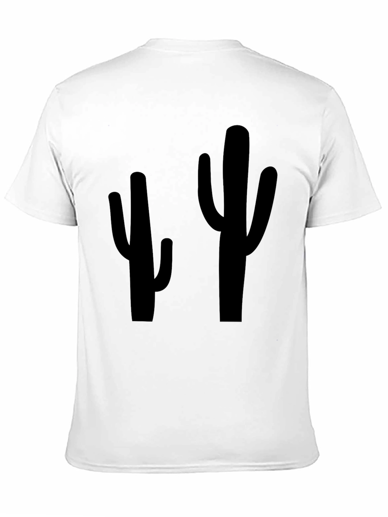 Cactus Graphic Tee - Black Casual Shirt
