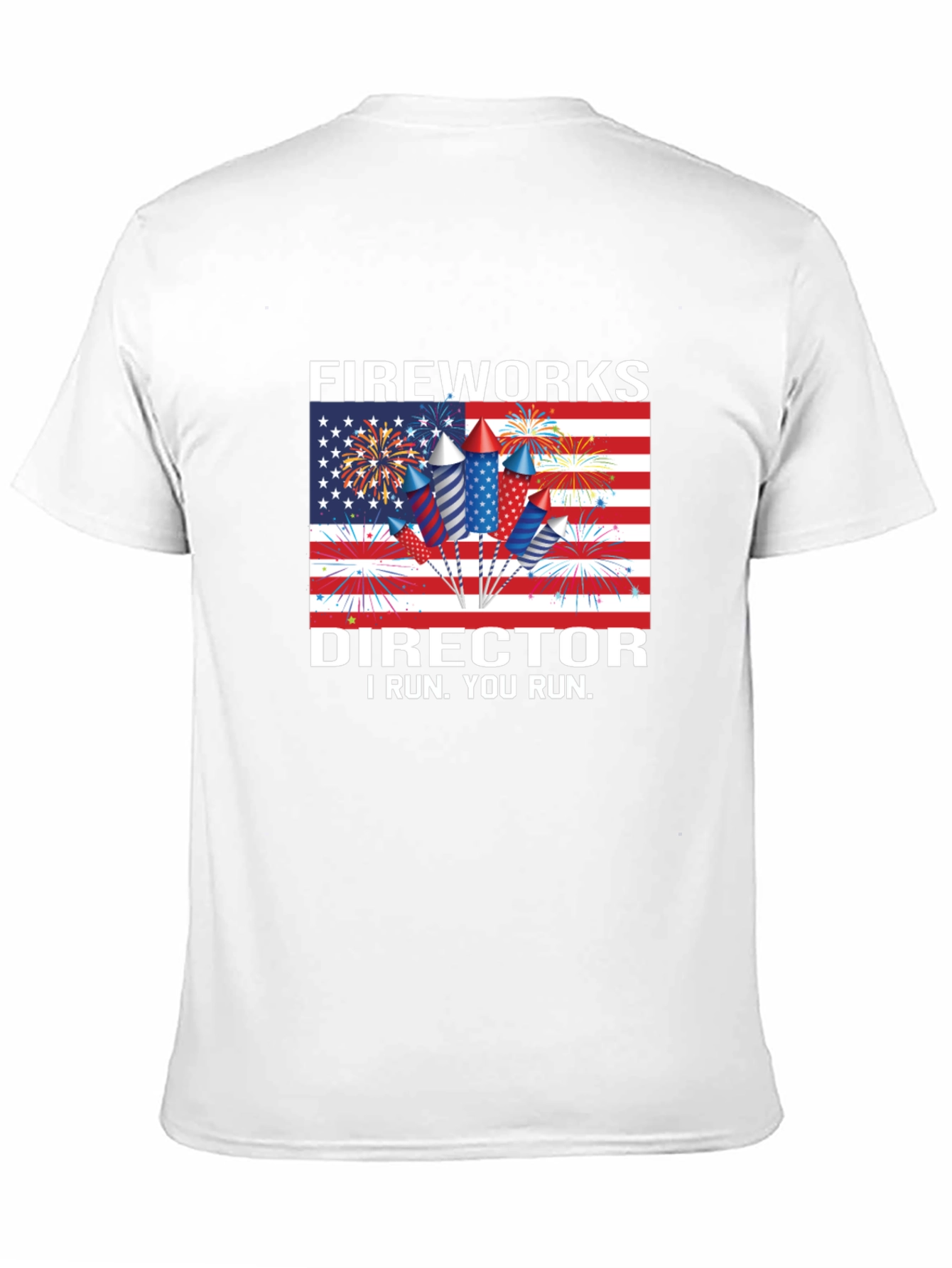 Fireworks Director Patriotic Graphic Tee