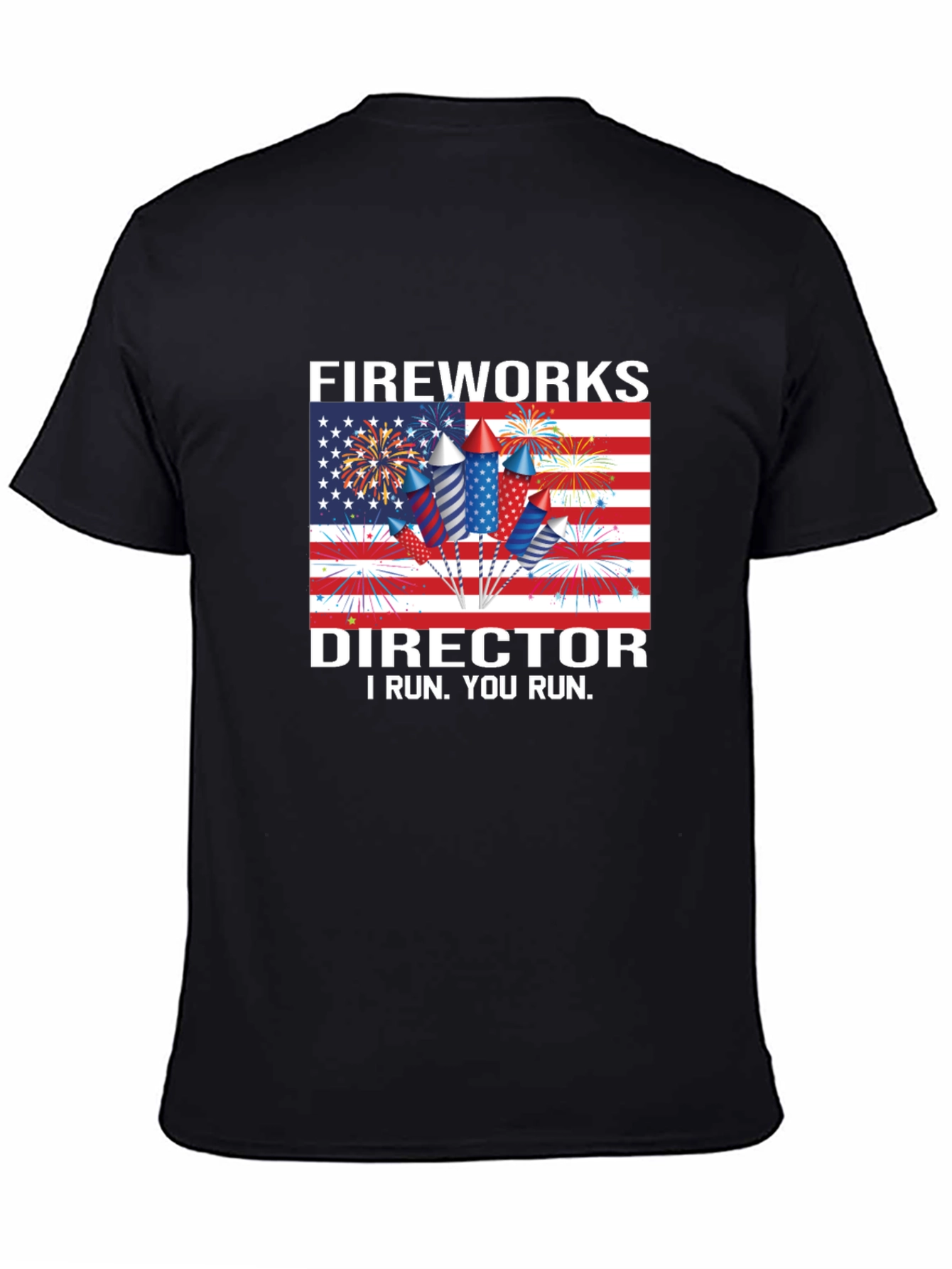Fireworks Director Patriotic Graphic Tee