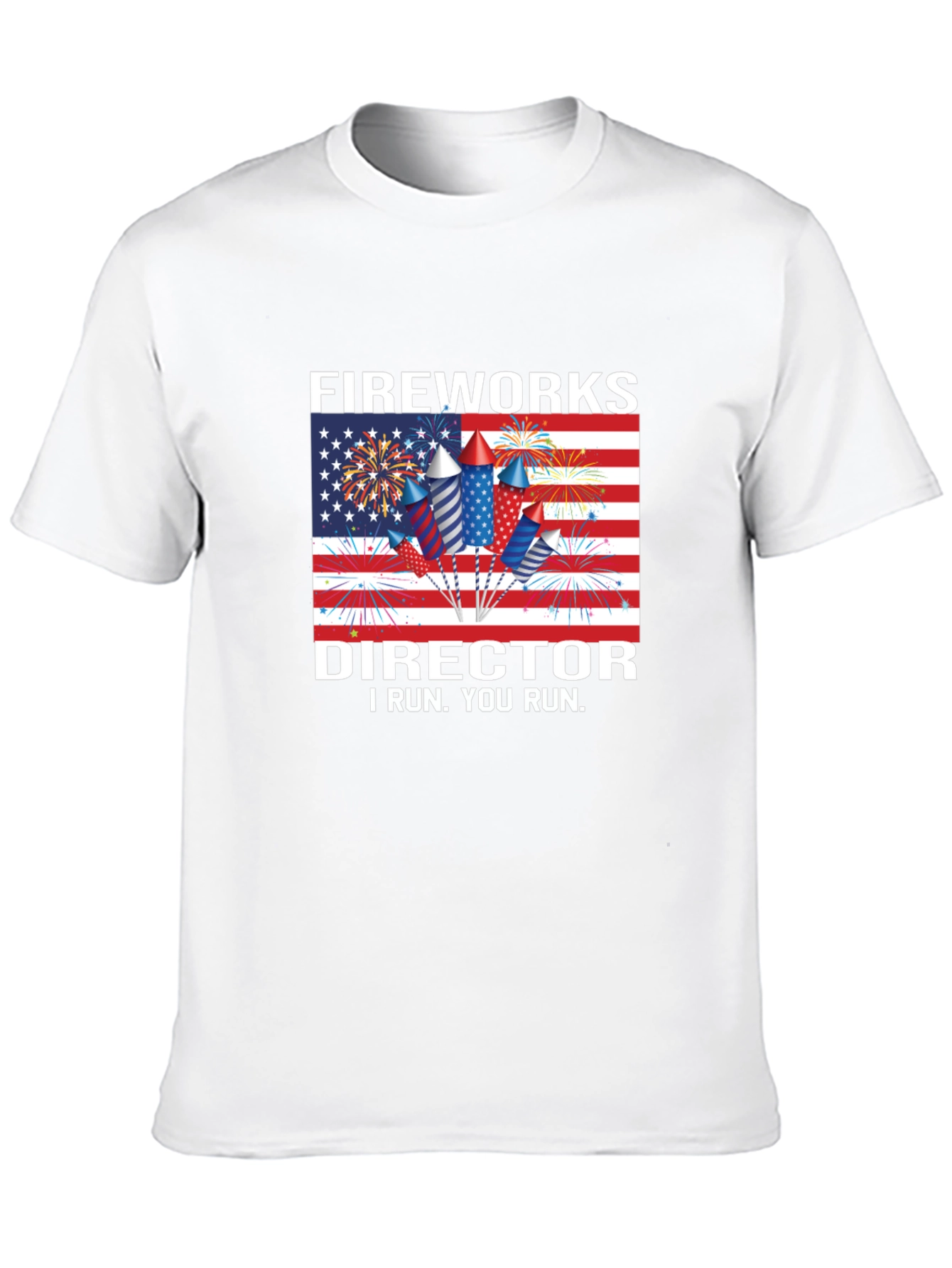 Fireworks Director Patriotic Graphic Tee