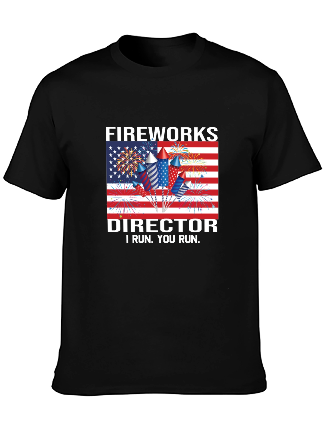 Fireworks Director Patriotic Graphic Tee
