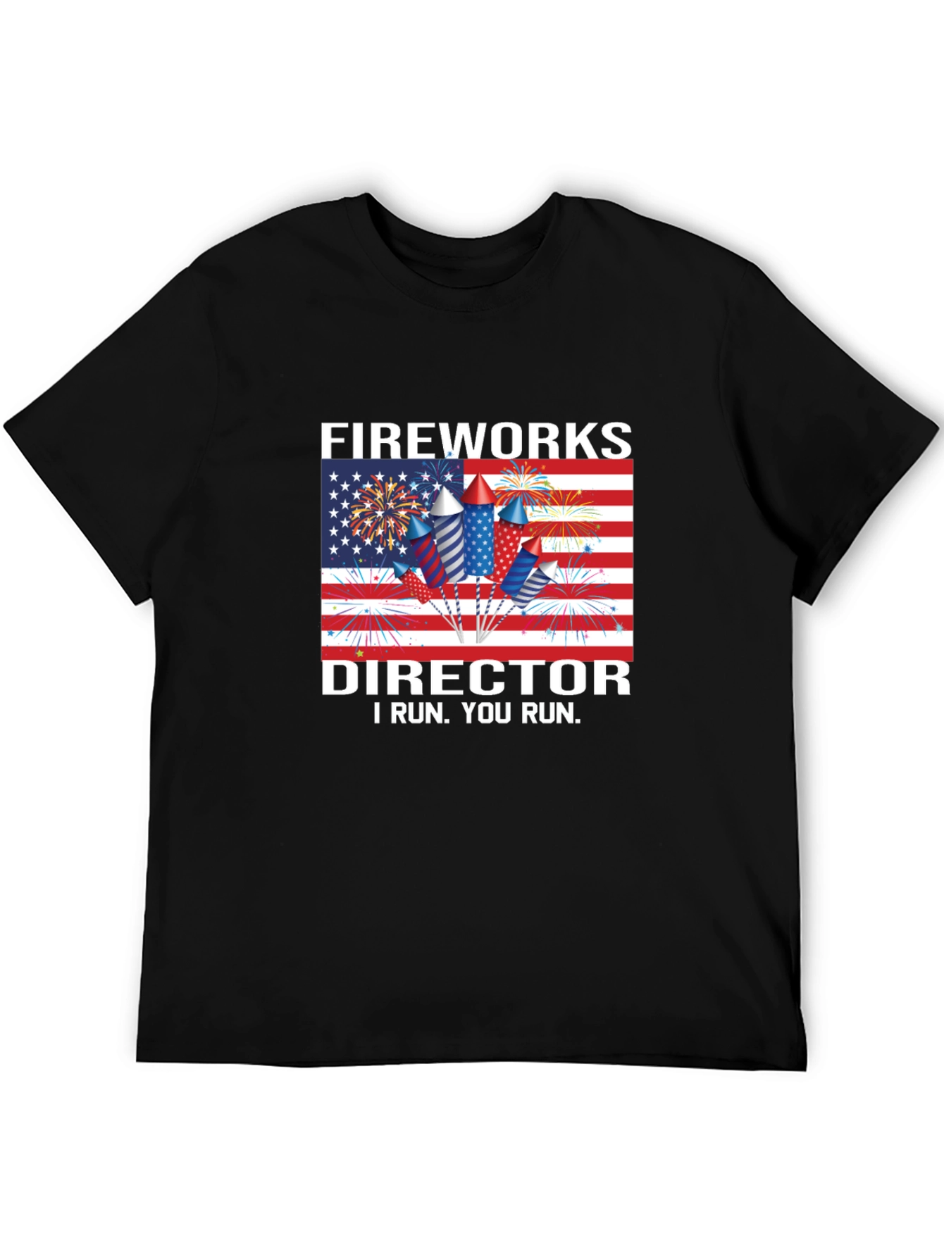 Fireworks Director Patriotic Graphic Tee