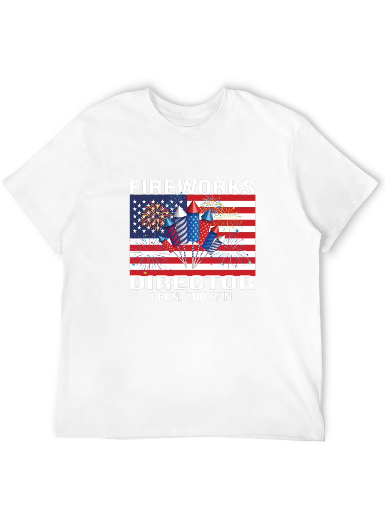Fireworks Director Patriotic Graphic Tee
