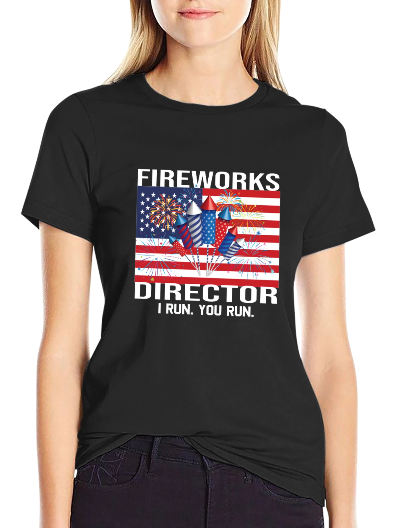 Fireworks Director Patriotic Graphic Tee
