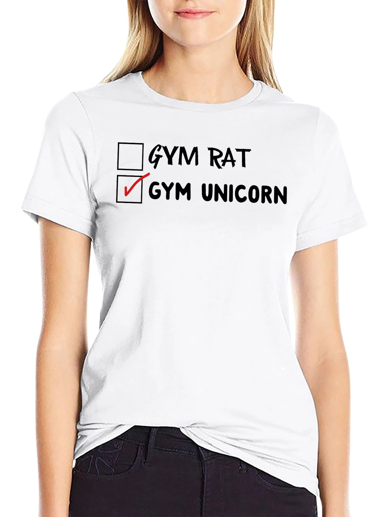 Gym Unicorn Graphic Tee