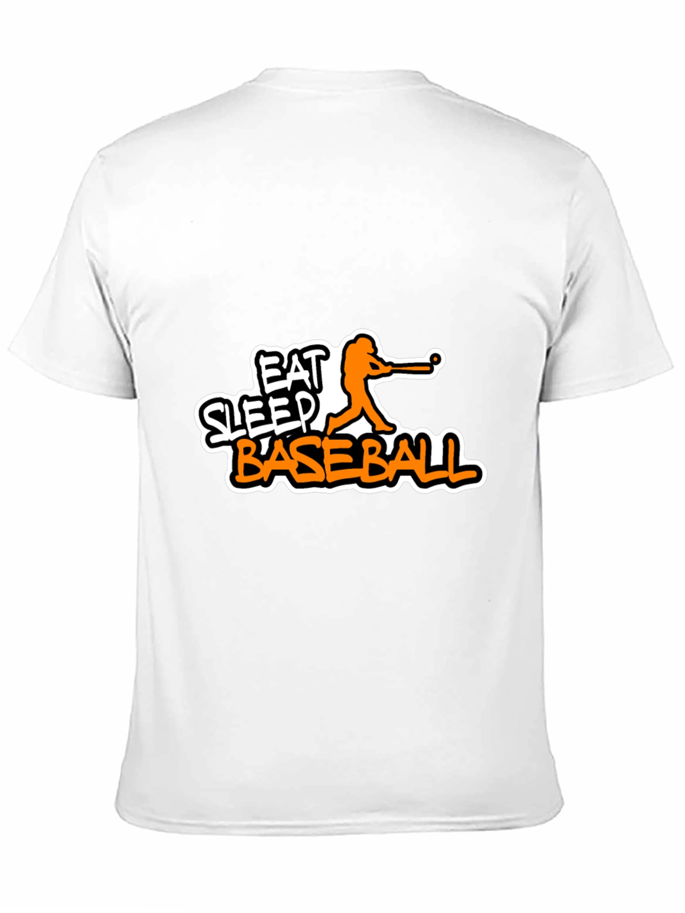 Eat Sleep Baseball Black Graphic Tee