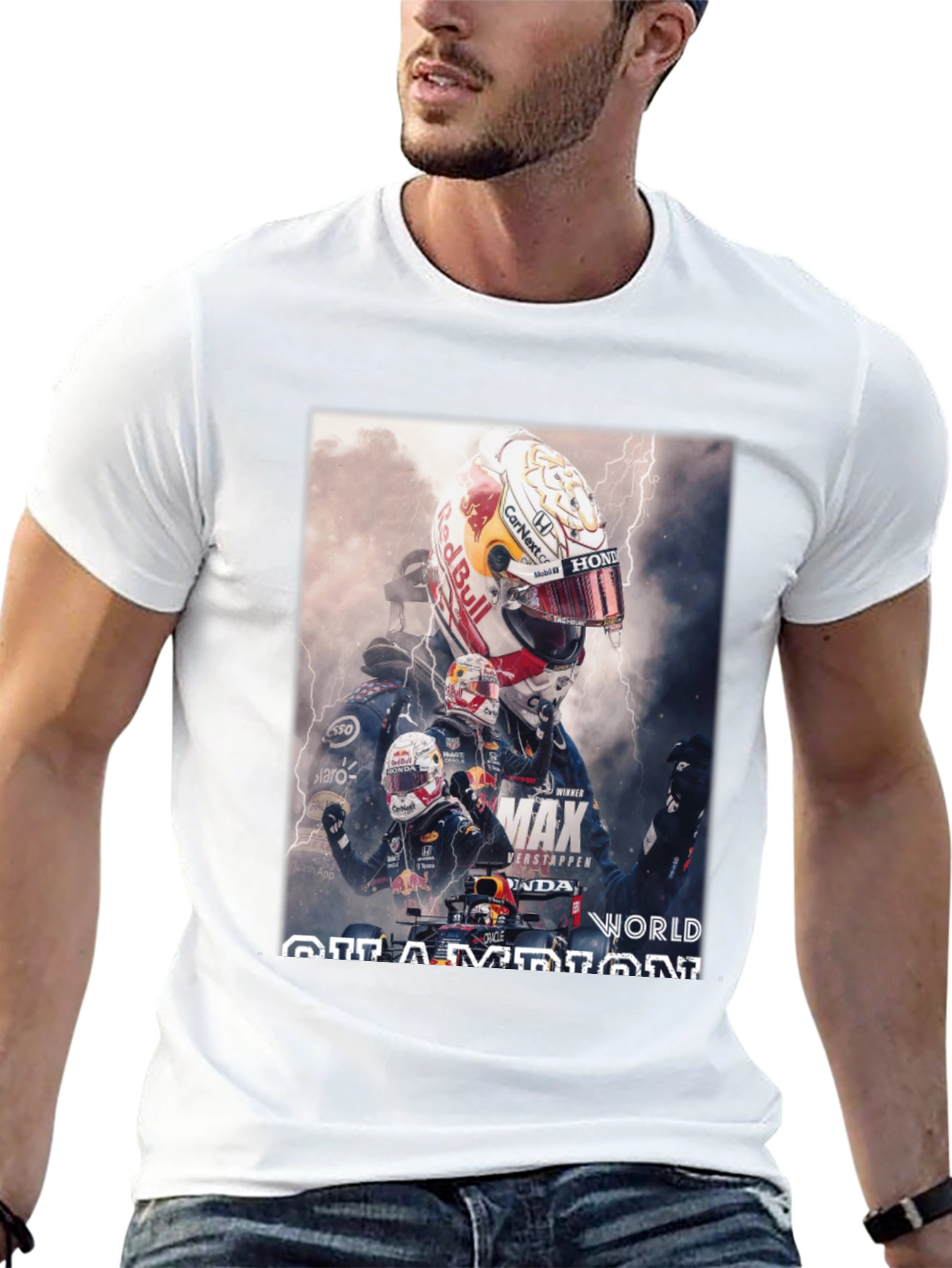Max Verstappen World Champion Graphic Tee