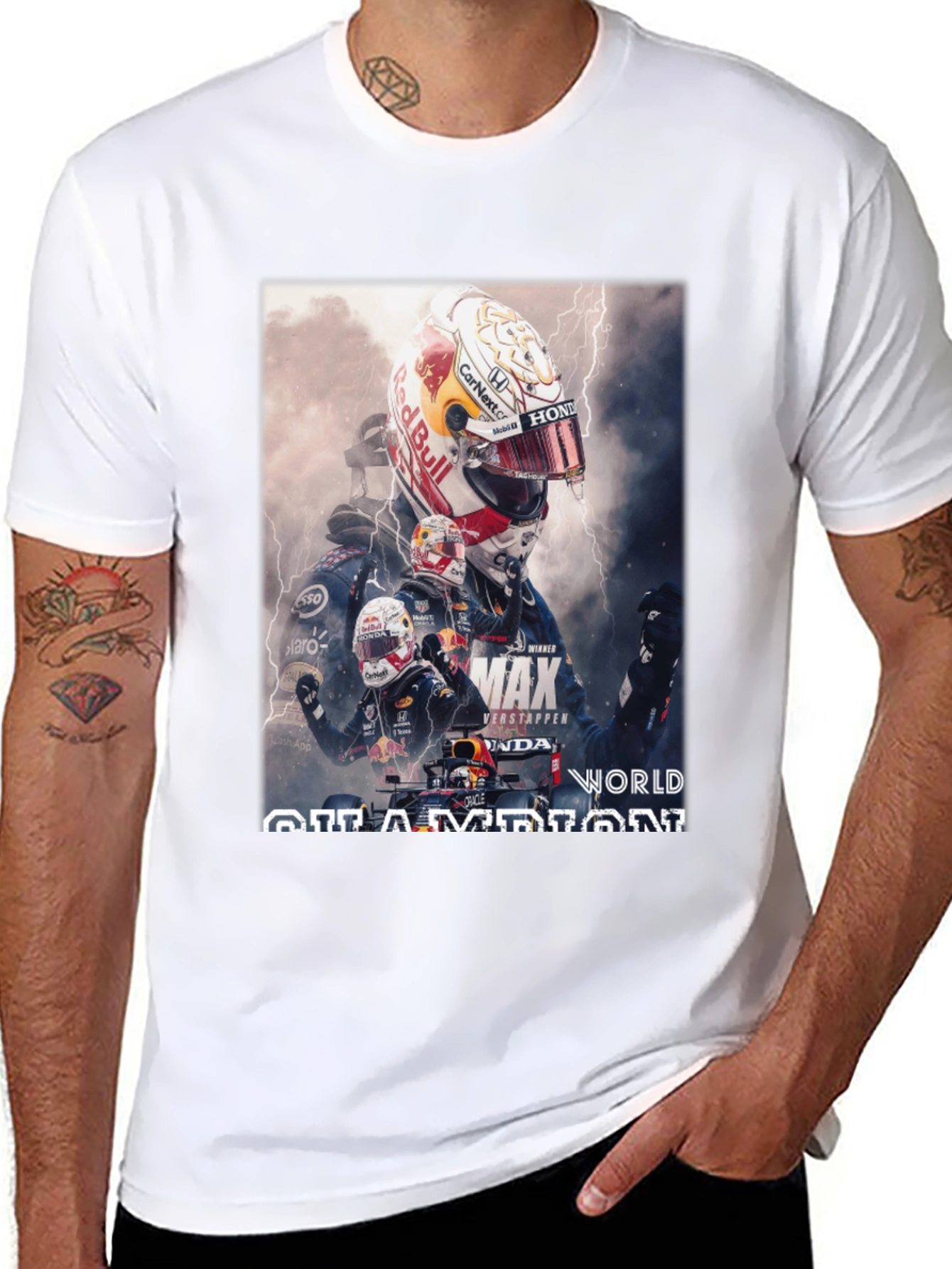 Max Verstappen World Champion Graphic Tee