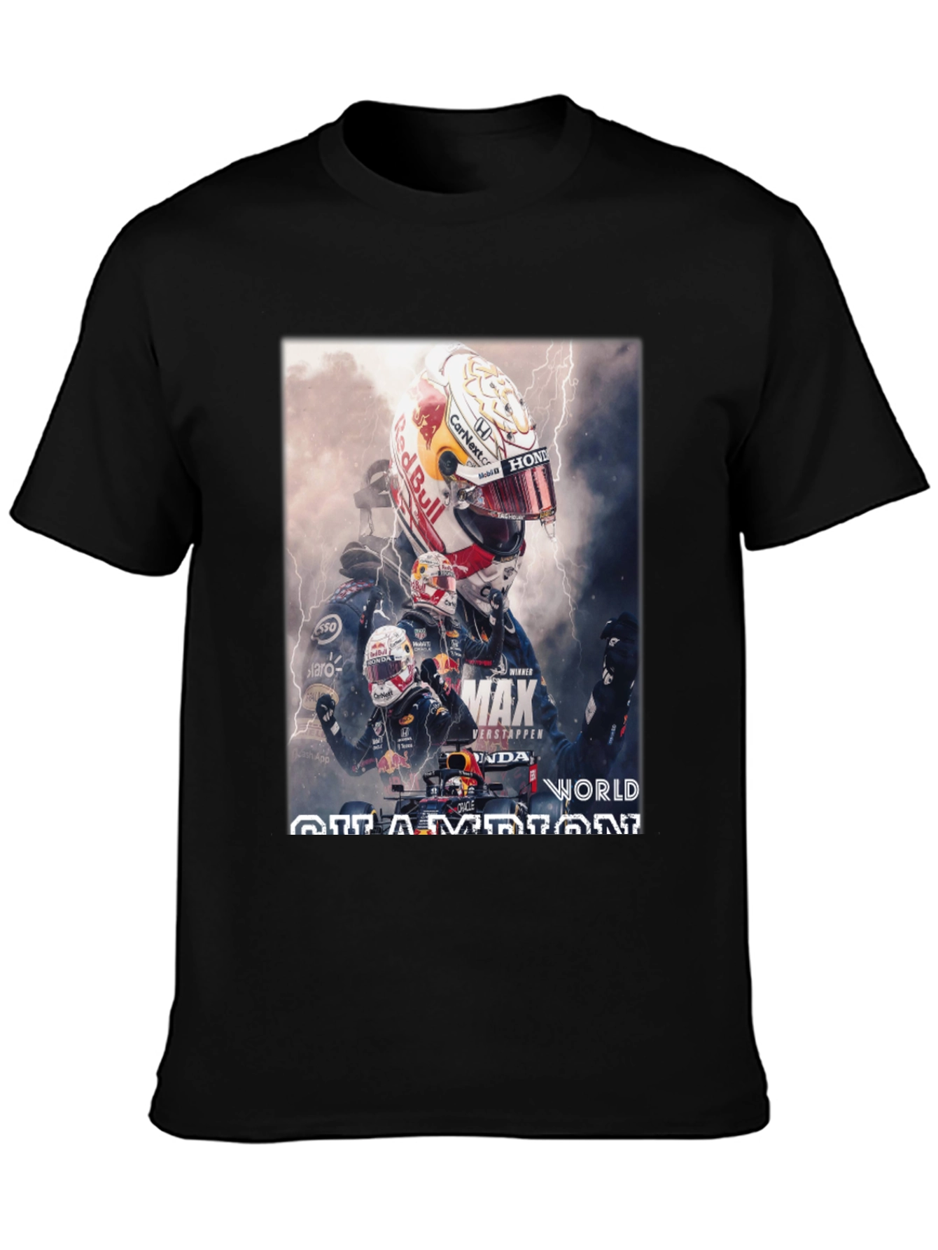 Max Verstappen World Champion Graphic Tee