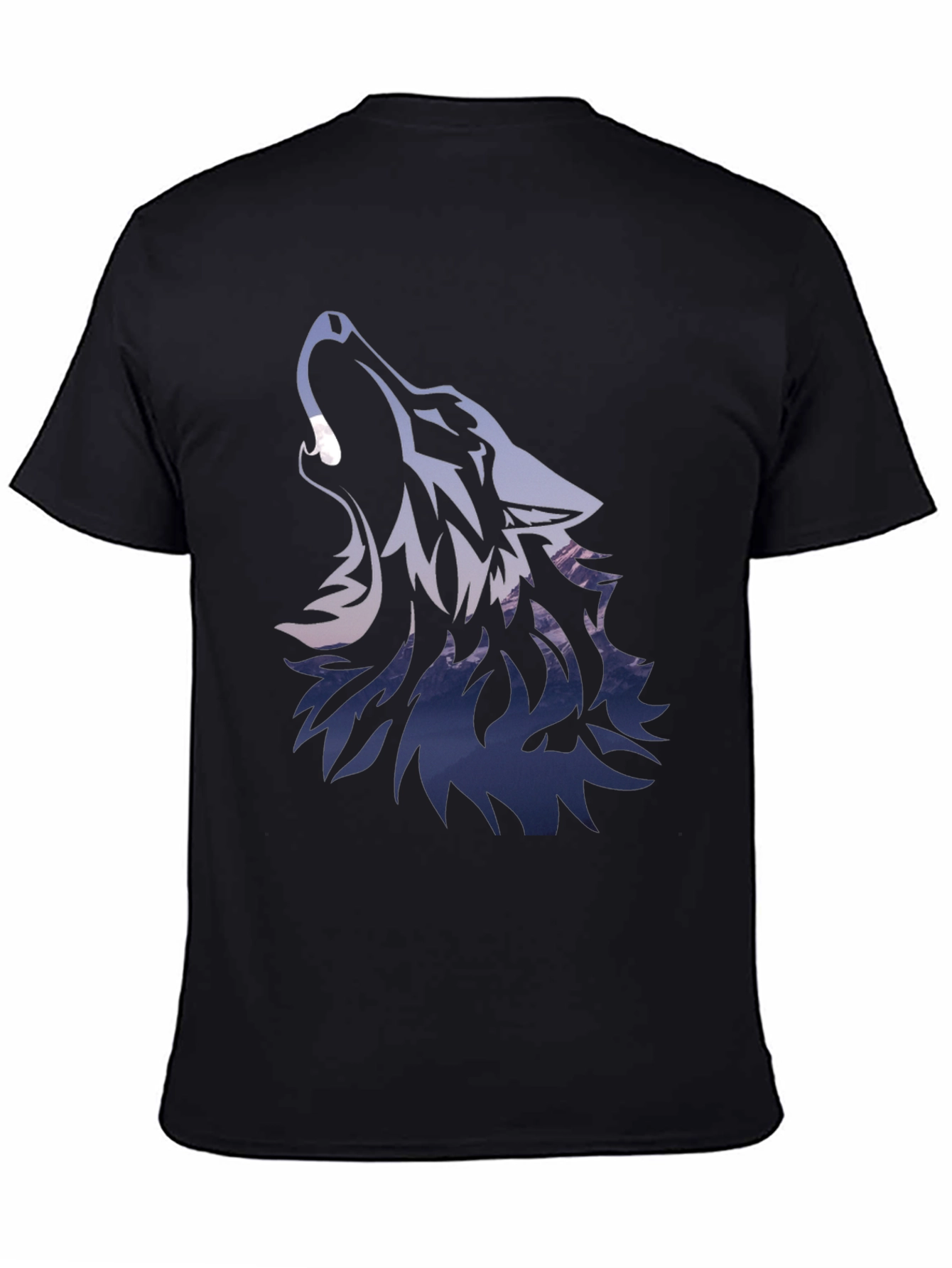 Wolf Graphic Black T-Shirt | Mens Urban Style