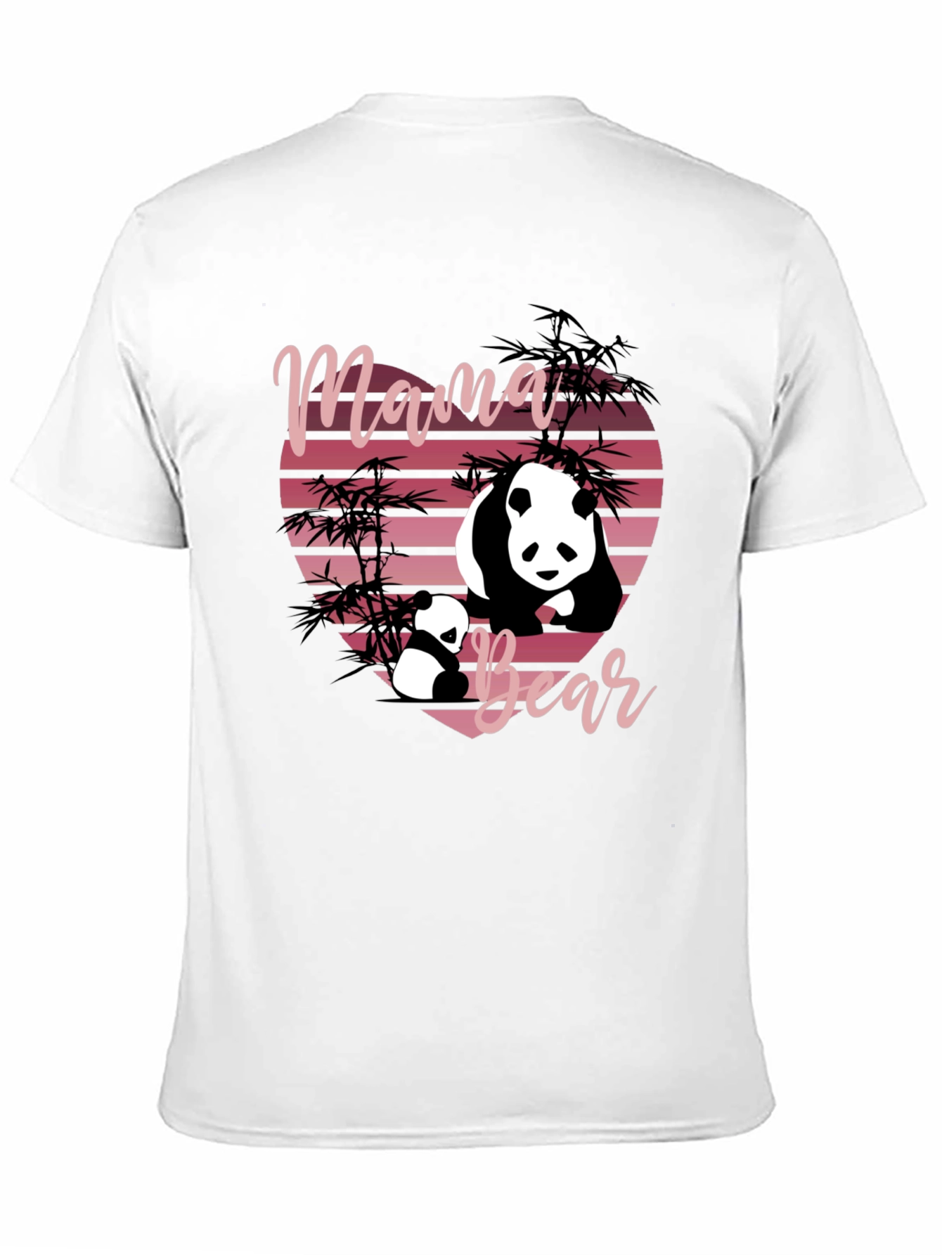 Mama Bear Panda Graphic T-Shirt - Cute & Stylish
