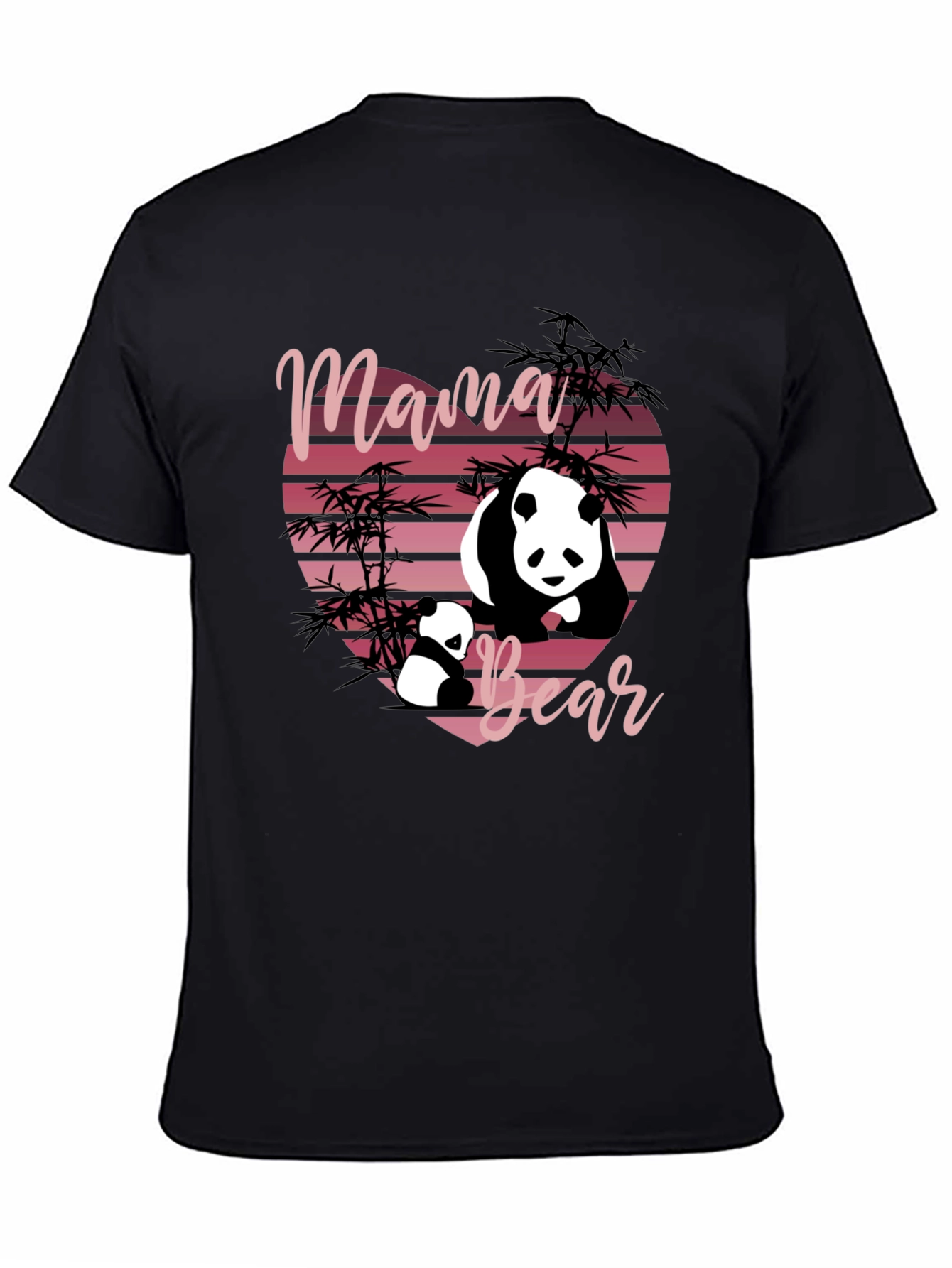 Mama Bear Panda Graphic T-Shirt - Cute & Stylish