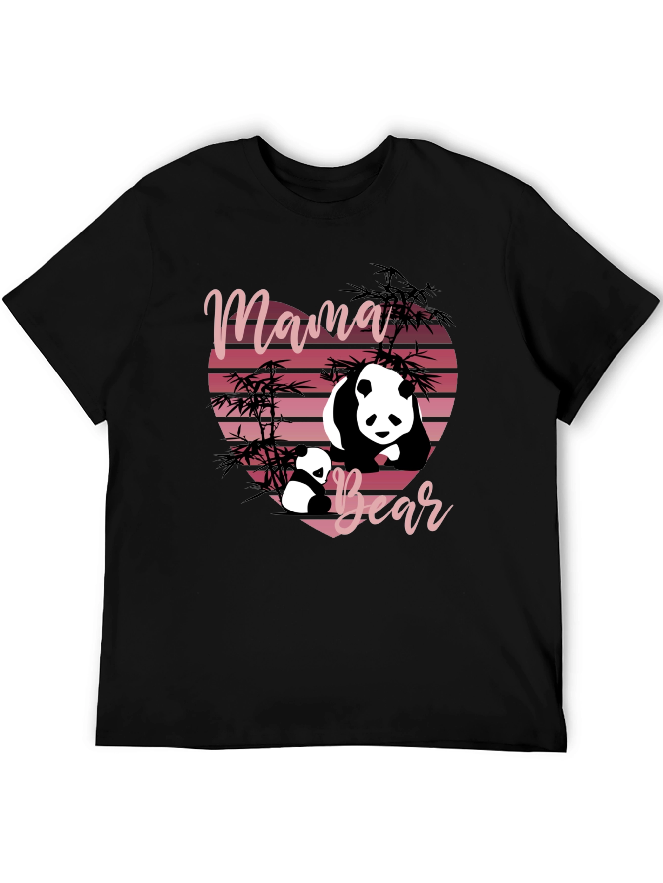 Mama Bear Panda Graphic T-Shirt - Cute & Stylish