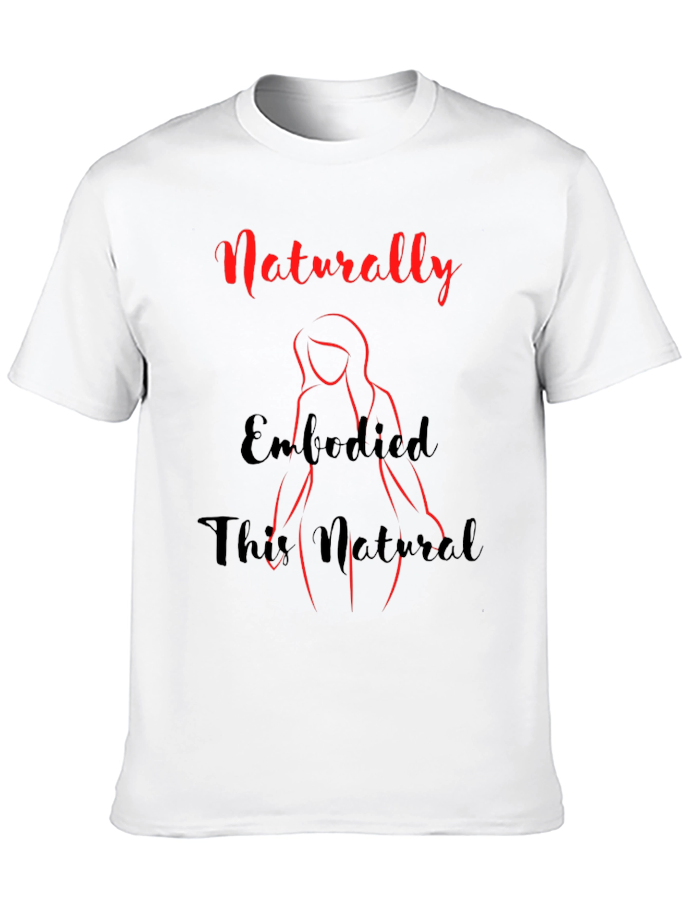 Naturally Embodied Black Graphic Tee