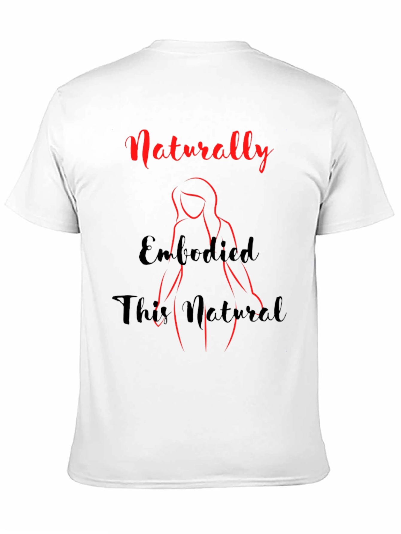 Naturally Embodied Black Graphic Tee