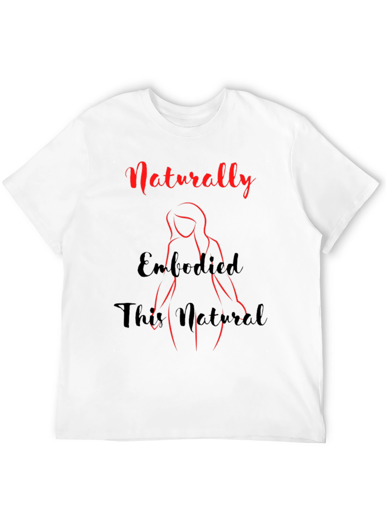 Naturally Embodied Black Graphic Tee