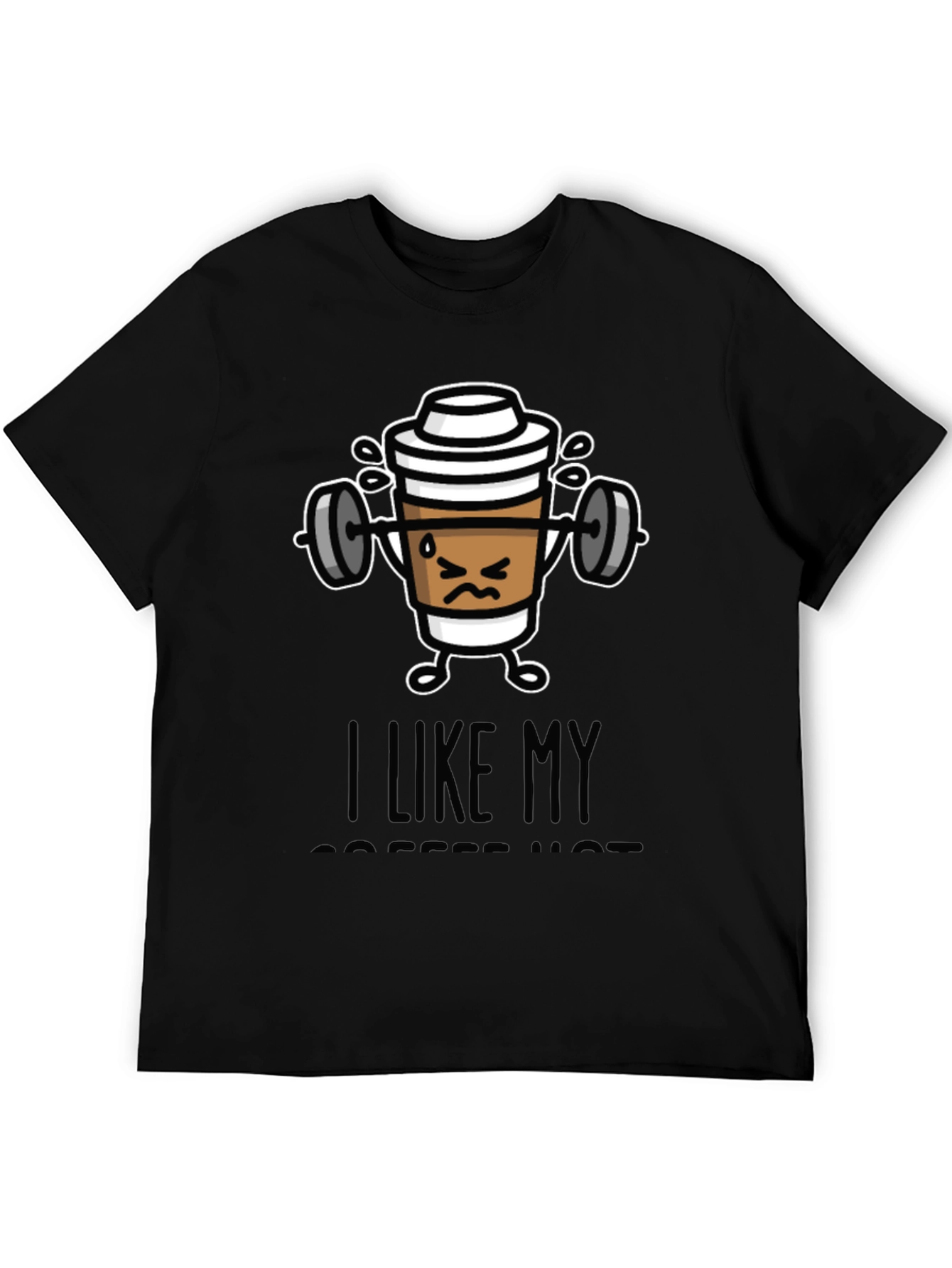 Funny Coffee Workout Graphic T-Shirt