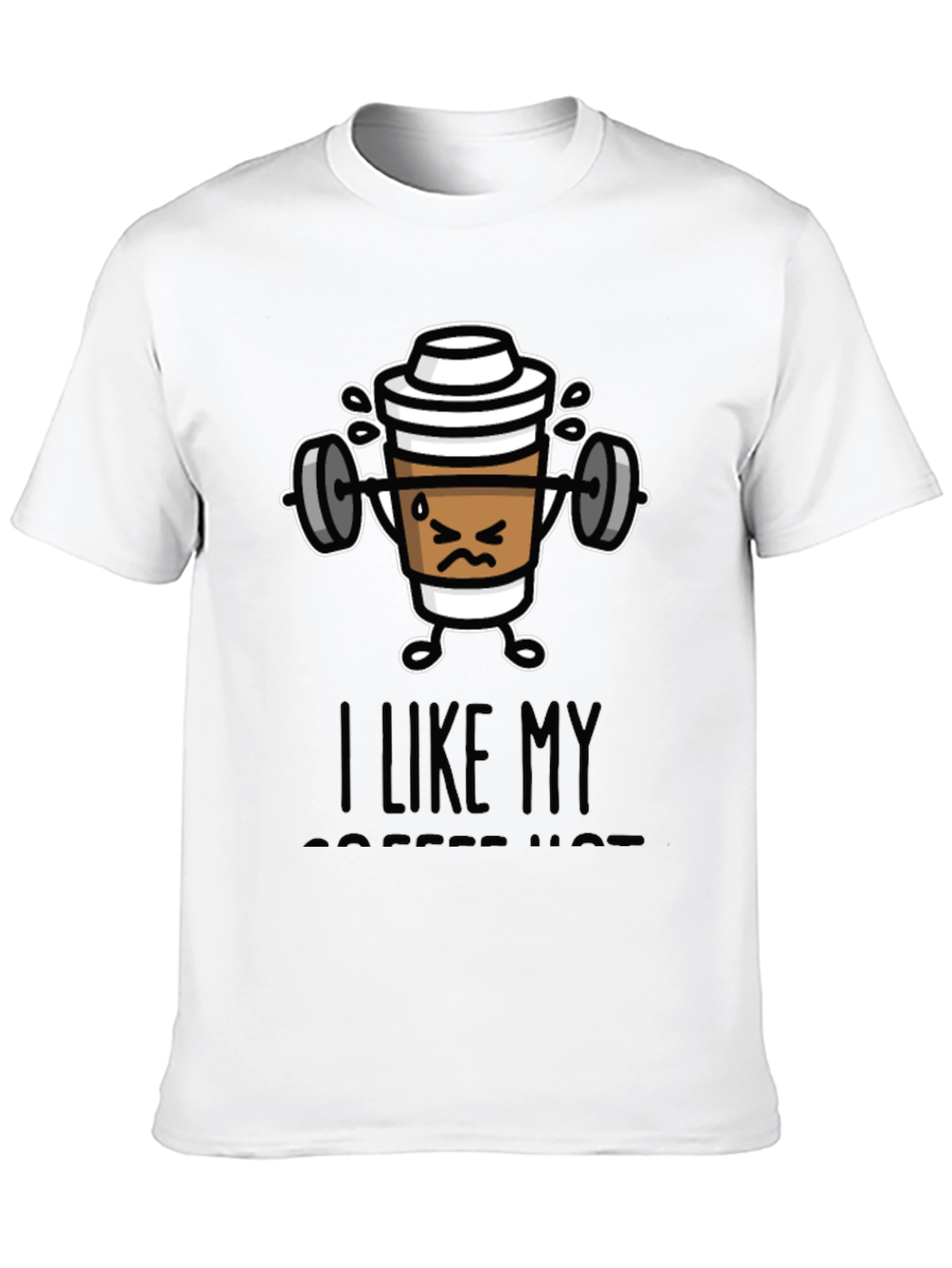 Funny Coffee Workout Graphic T-Shirt
