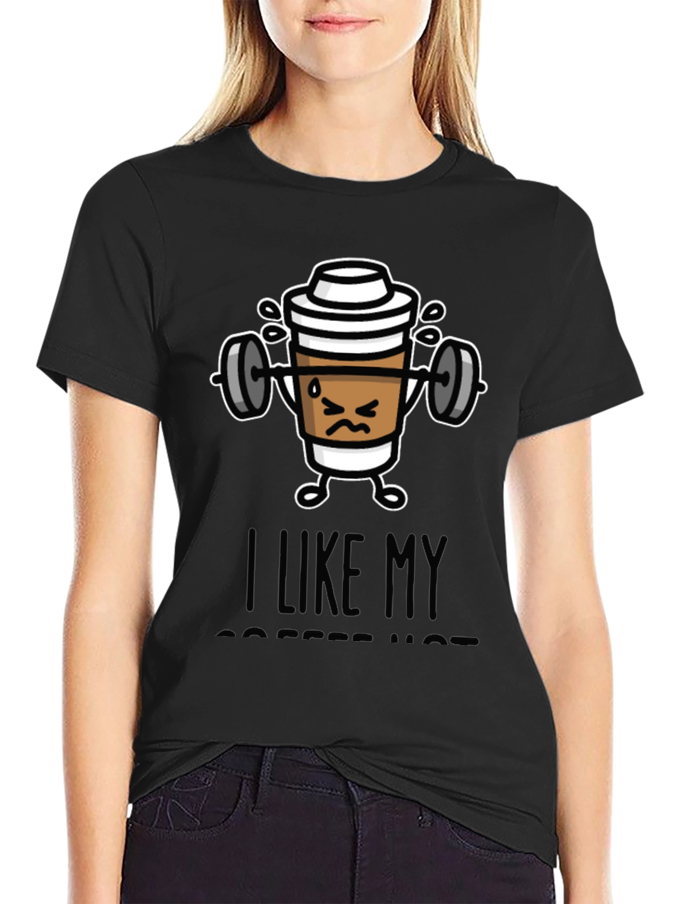 Funny Coffee Workout Graphic T-Shirt