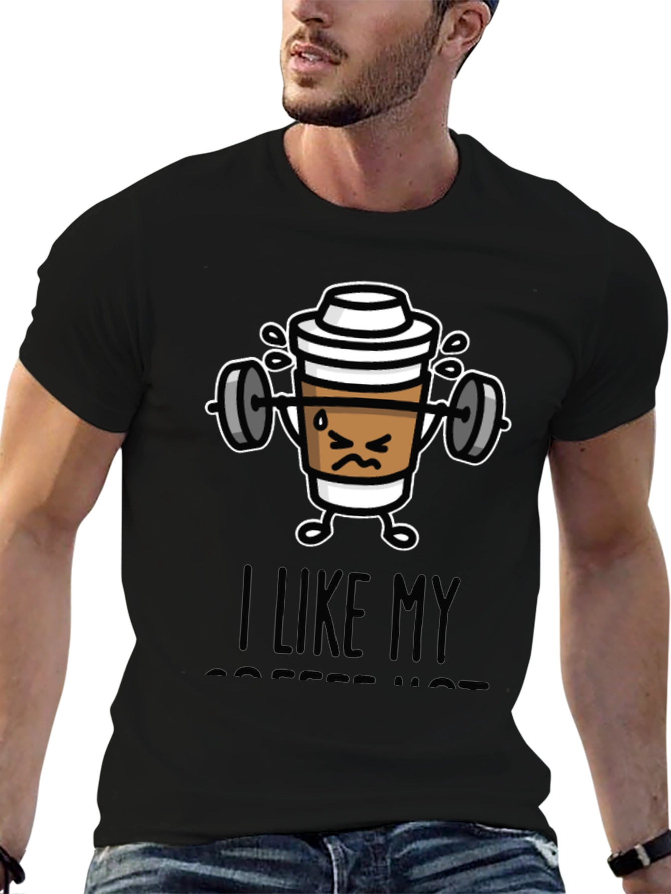 Funny Coffee Workout Graphic T-Shirt