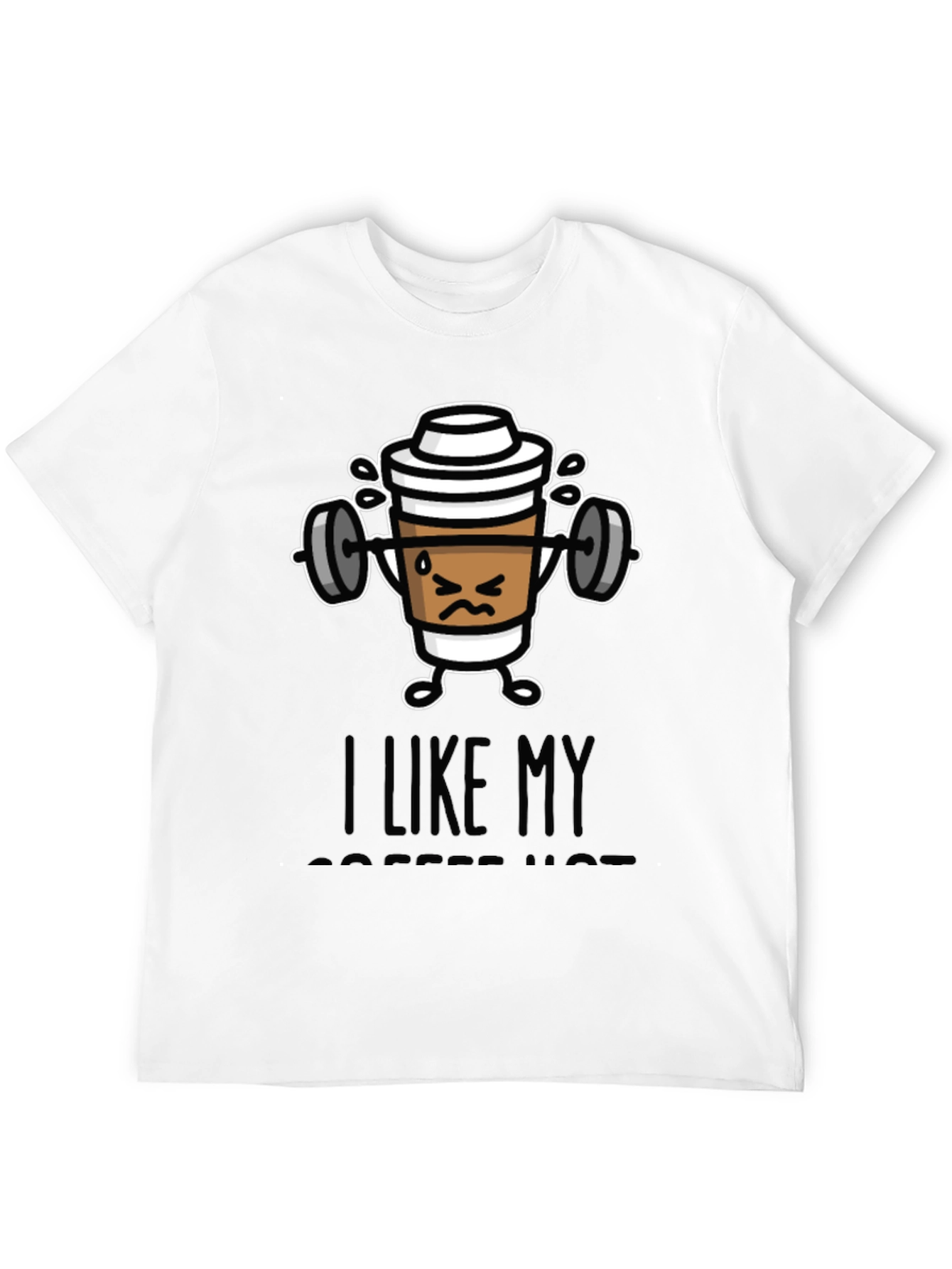 Funny Coffee Workout Graphic T-Shirt