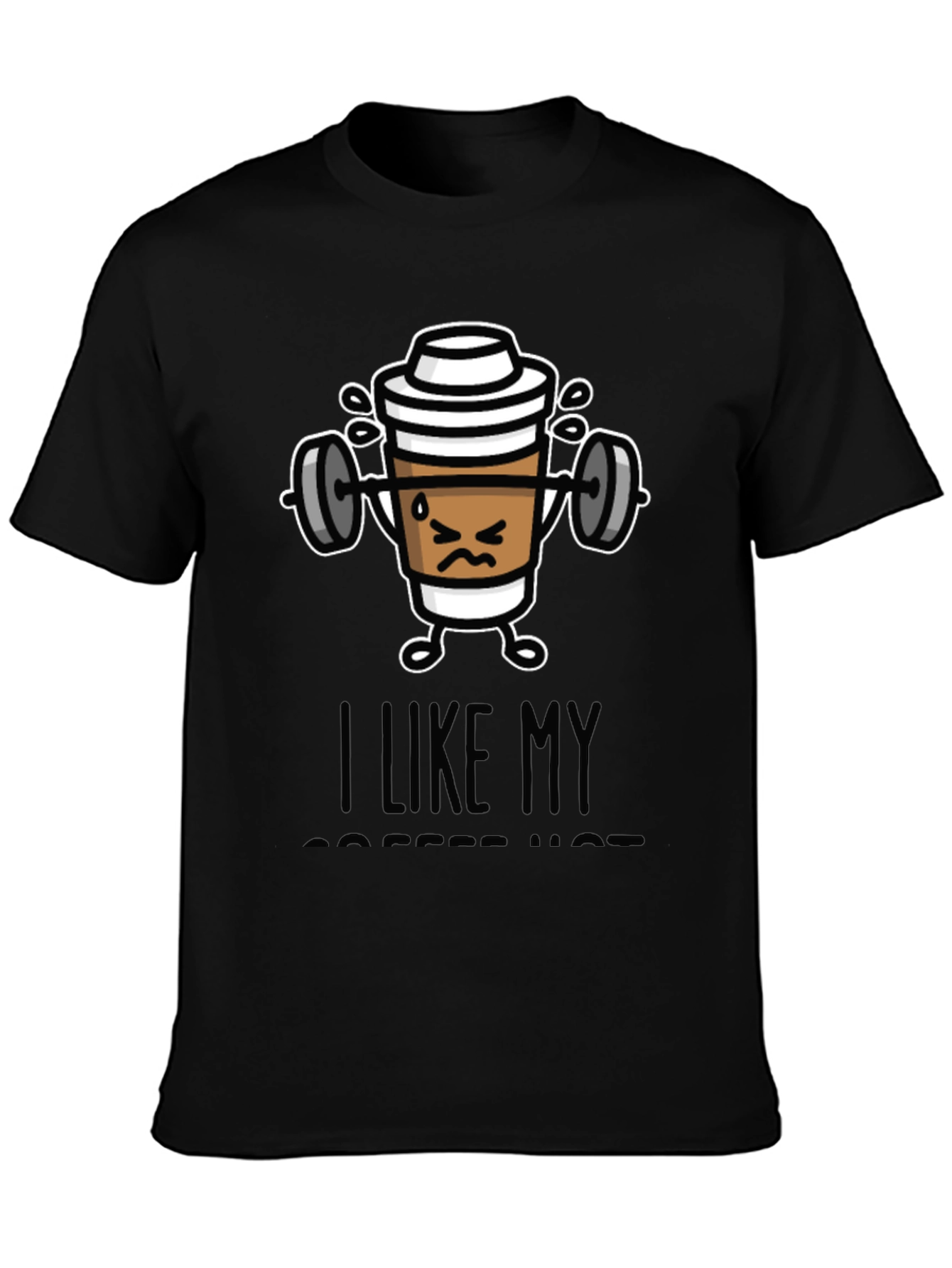 Funny Coffee Workout Graphic T-Shirt
