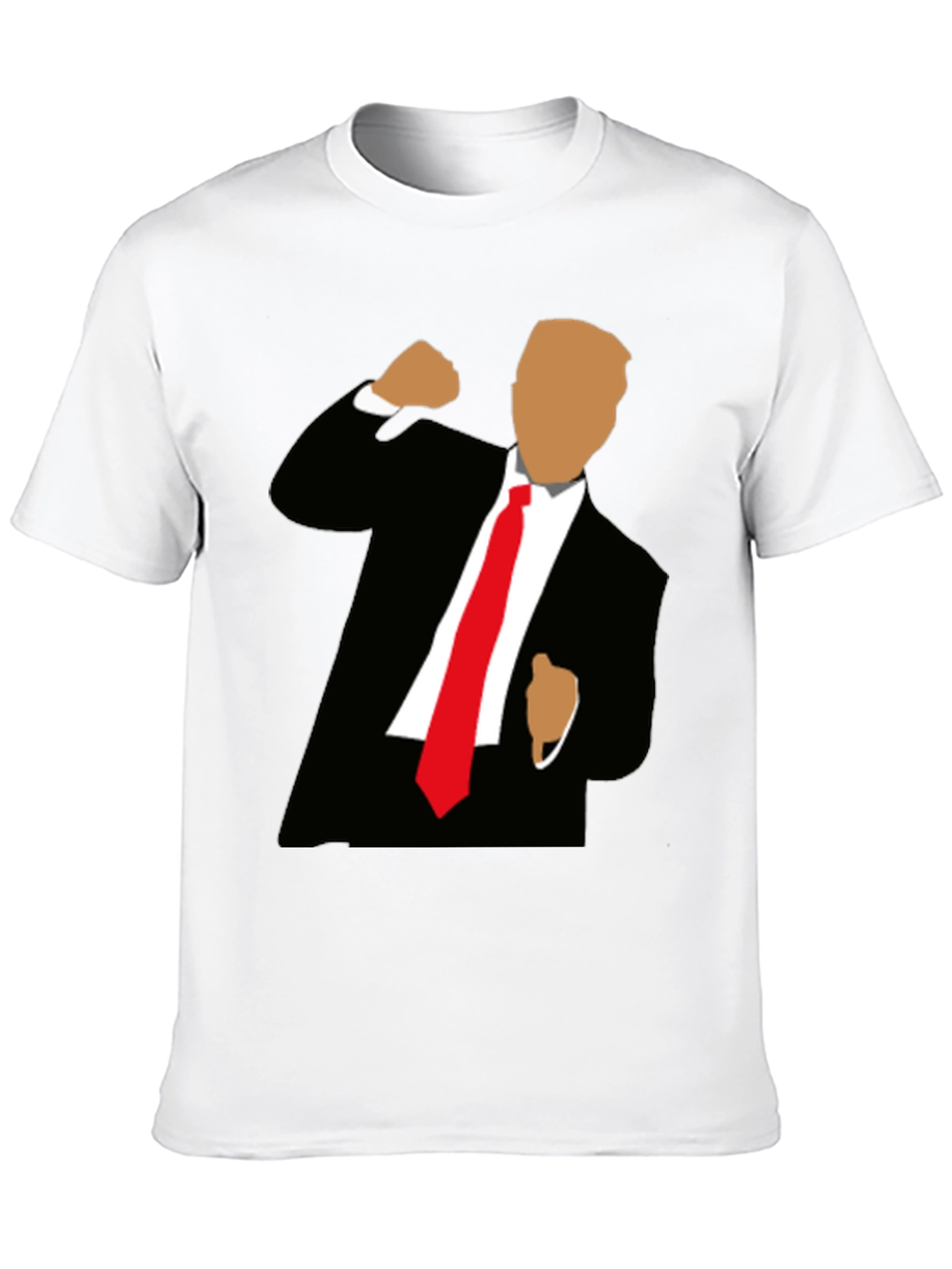 Trump Silhouette Graphic Tee - Black