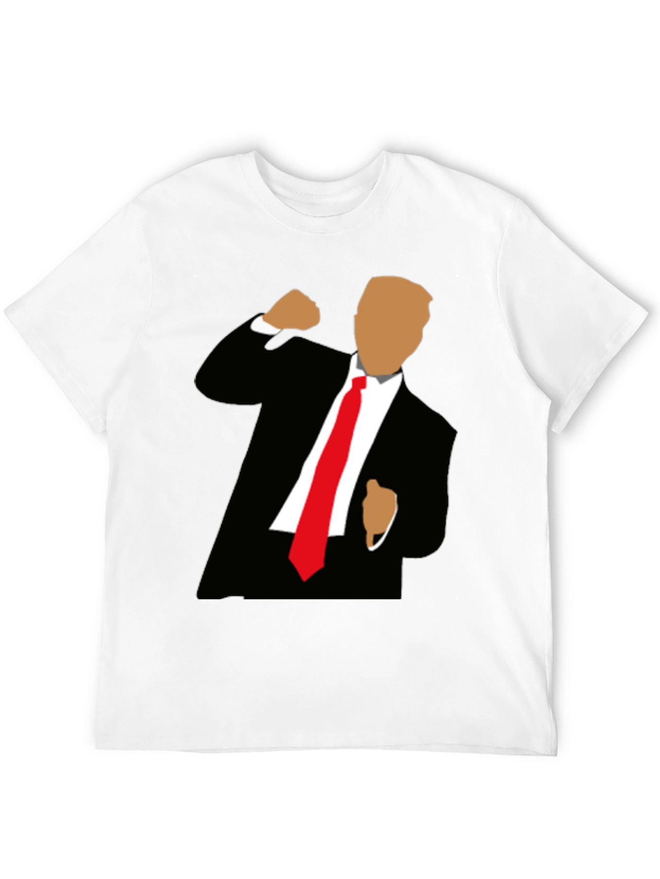 Trump Silhouette Graphic Tee - Black
