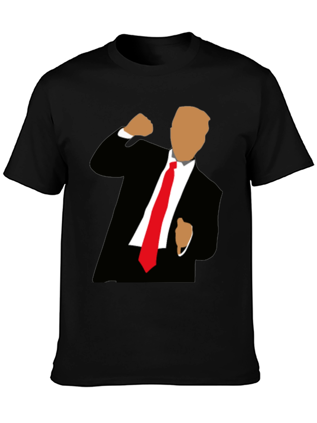 Trump Silhouette Graphic Tee - Black