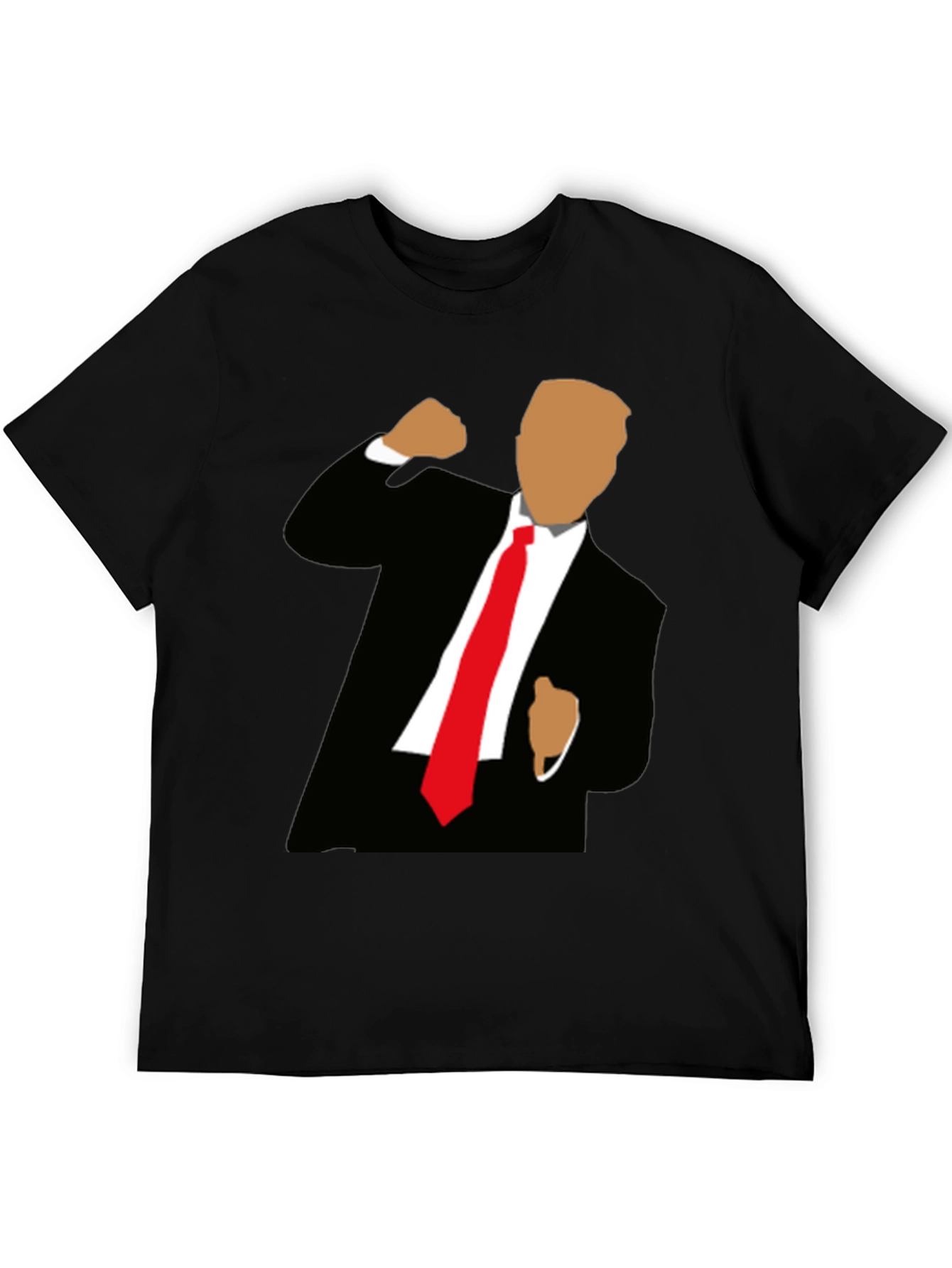 Trump Silhouette Graphic Tee - Black