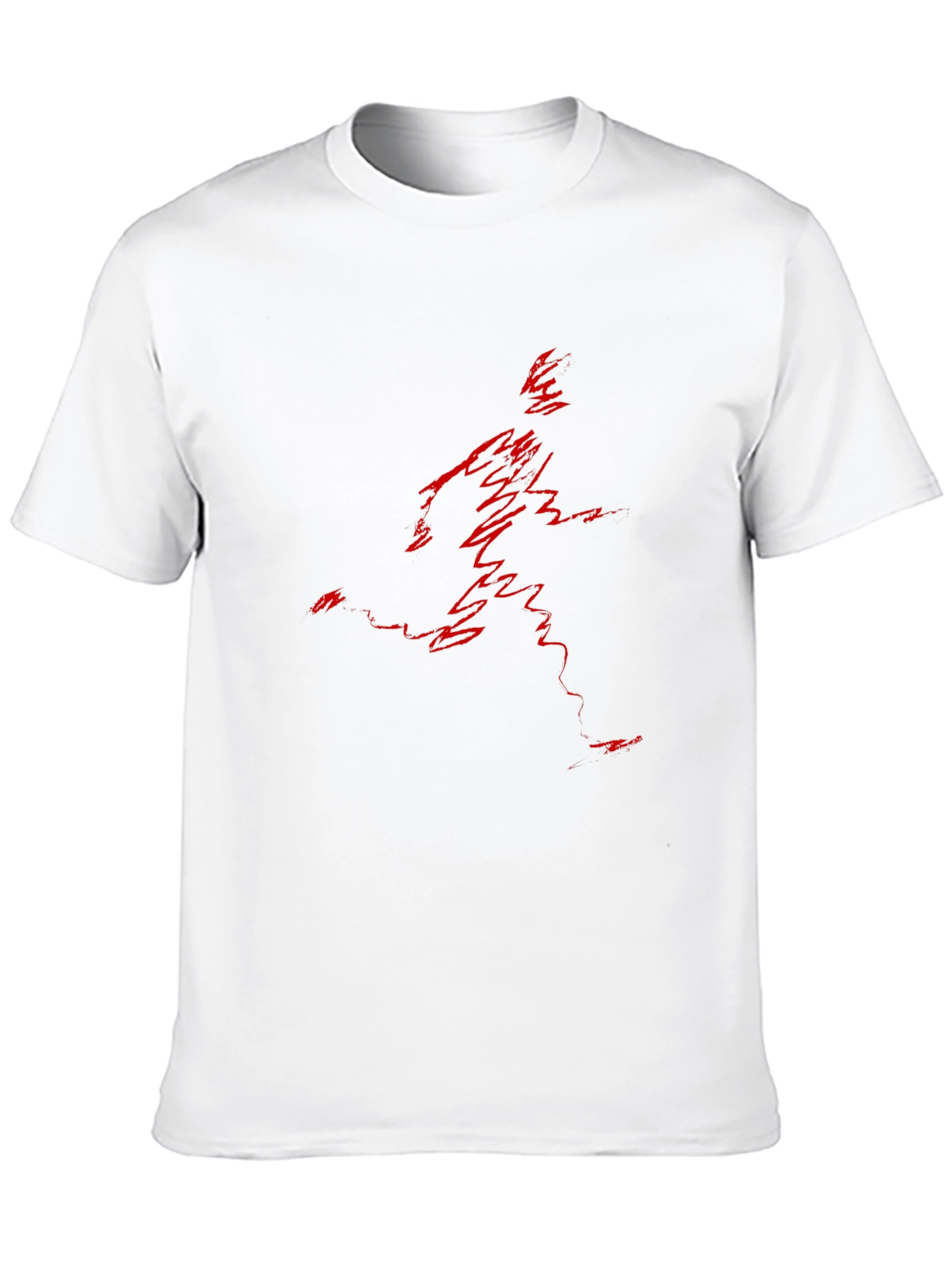 Scribble Runner Graphic Tee - Black