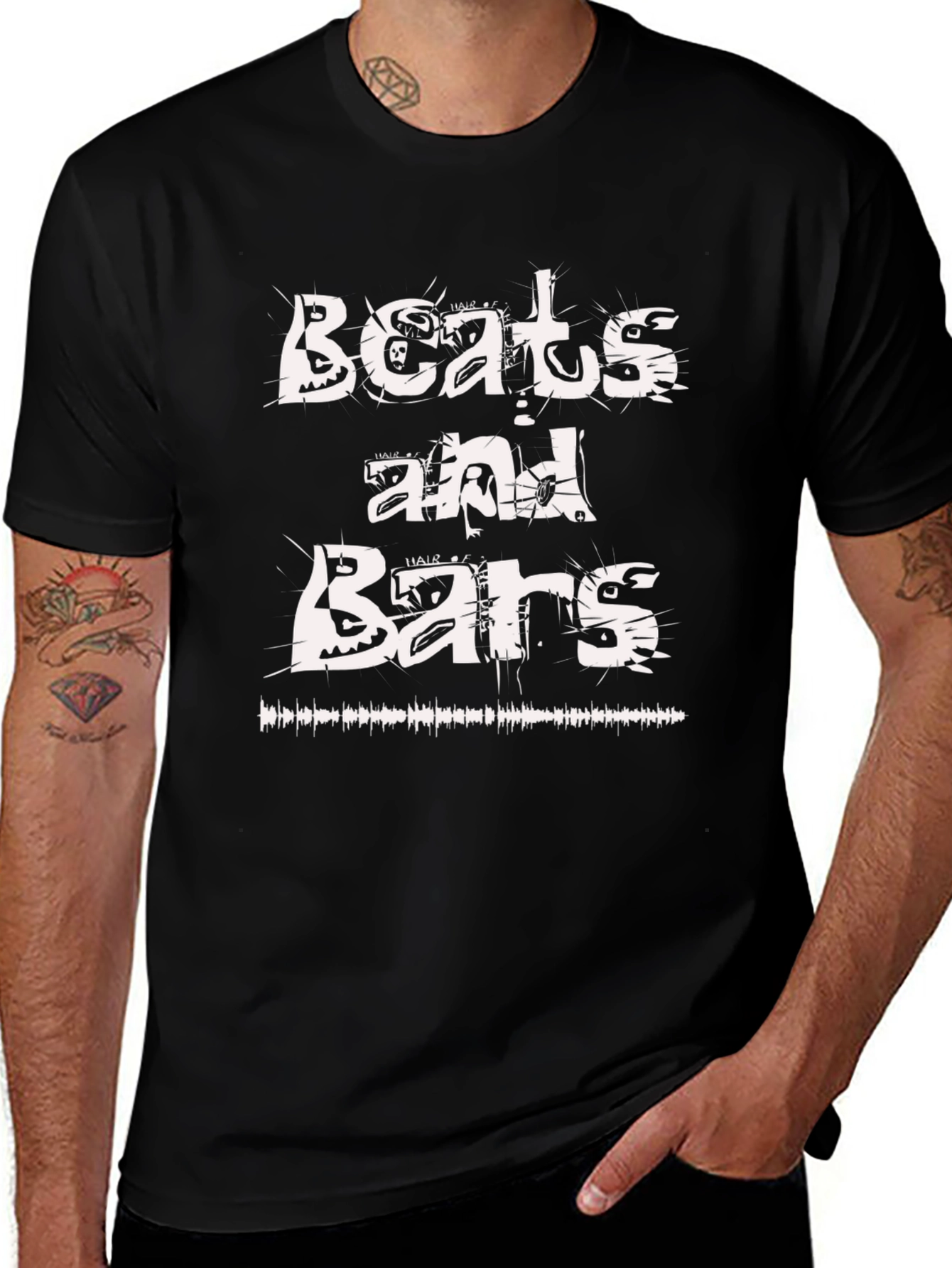 Beats and Bars Graphic T-Shirt - Music Lovers Tee