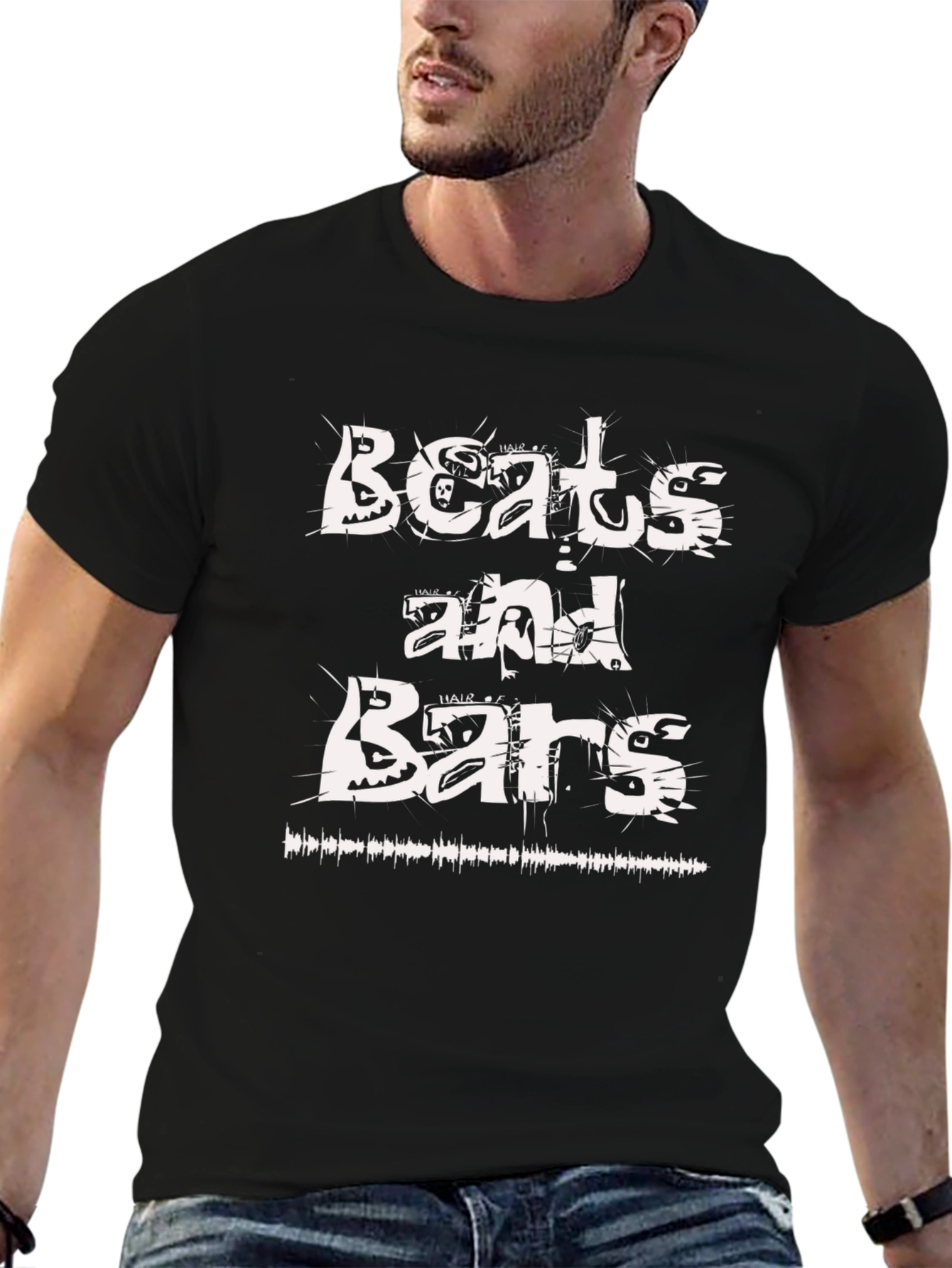 Beats and Bars Graphic T-Shirt - Music Lovers Tee