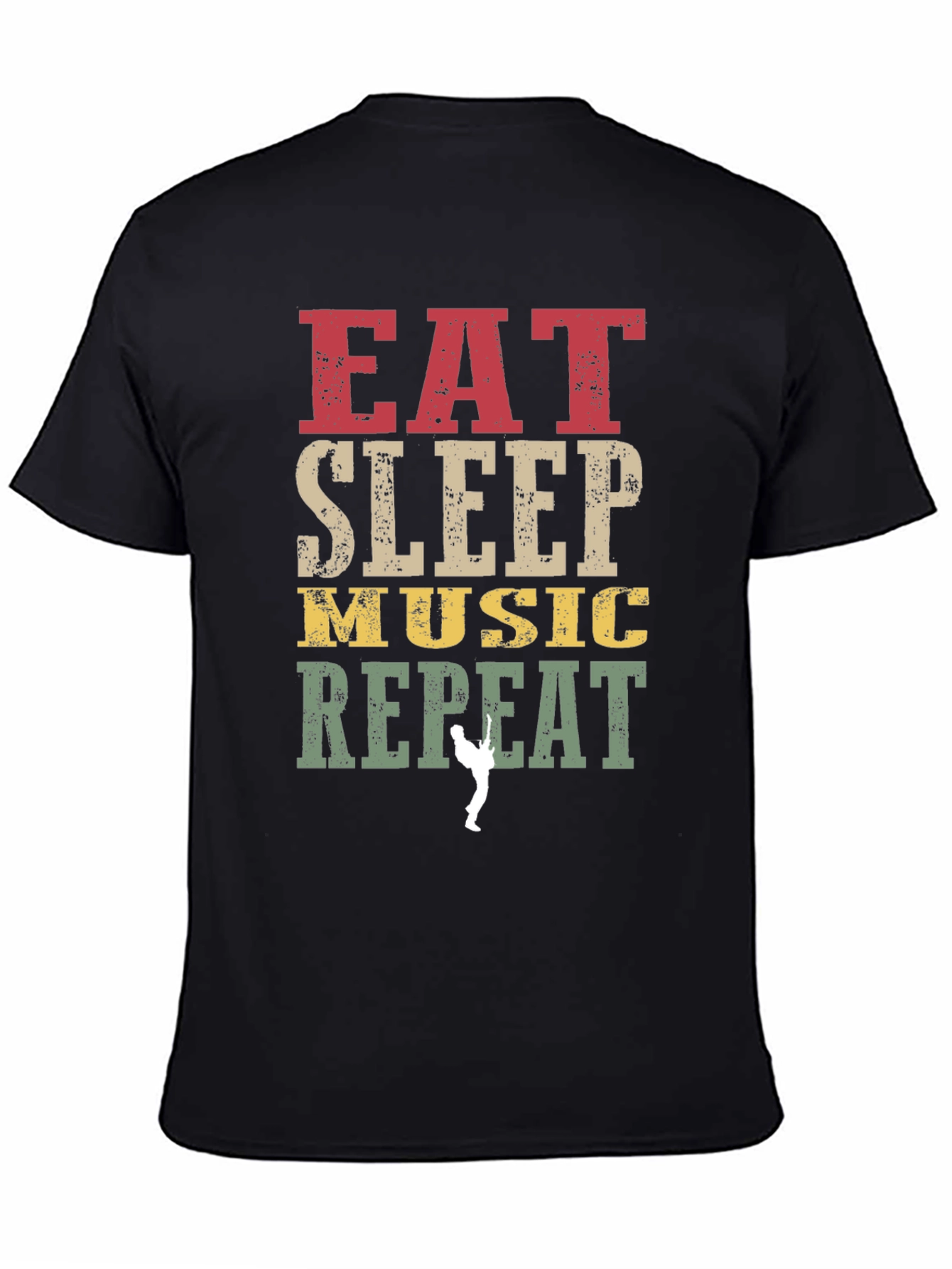 Eat Sleep Music Repeat Graphic Tee