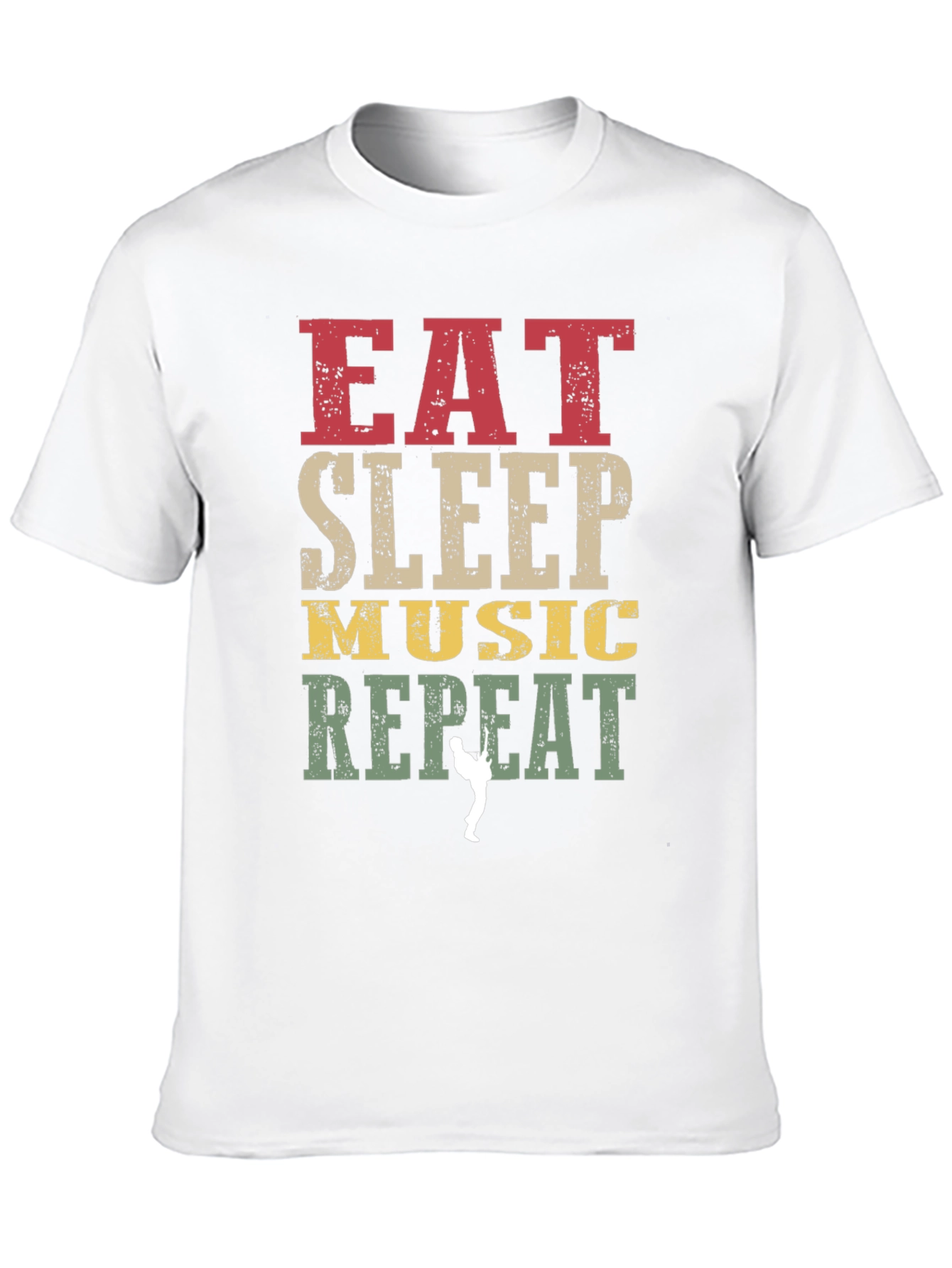 Eat Sleep Music Repeat Graphic Tee