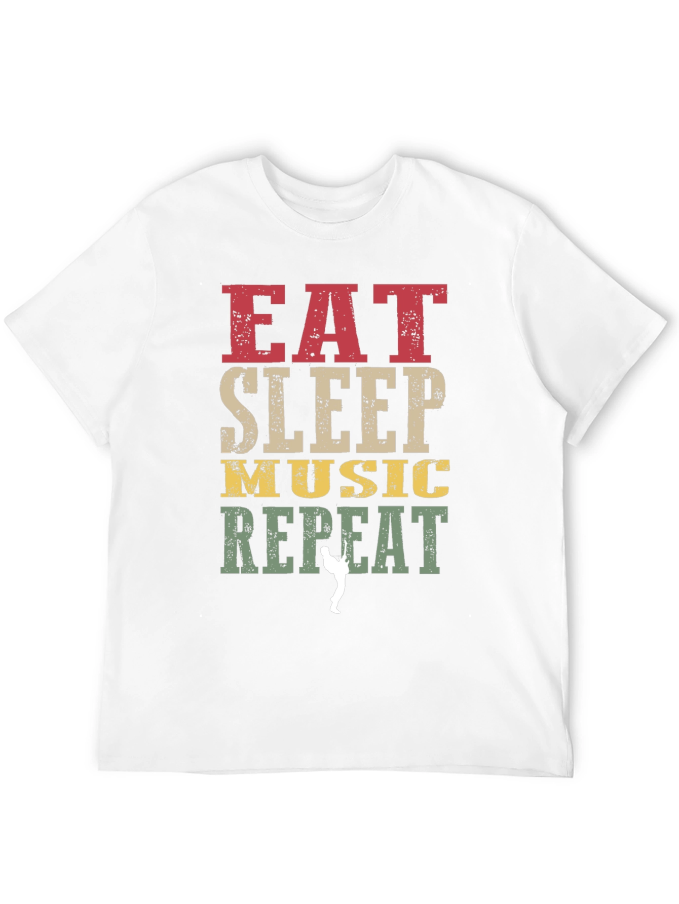 Eat Sleep Music Repeat Graphic Tee